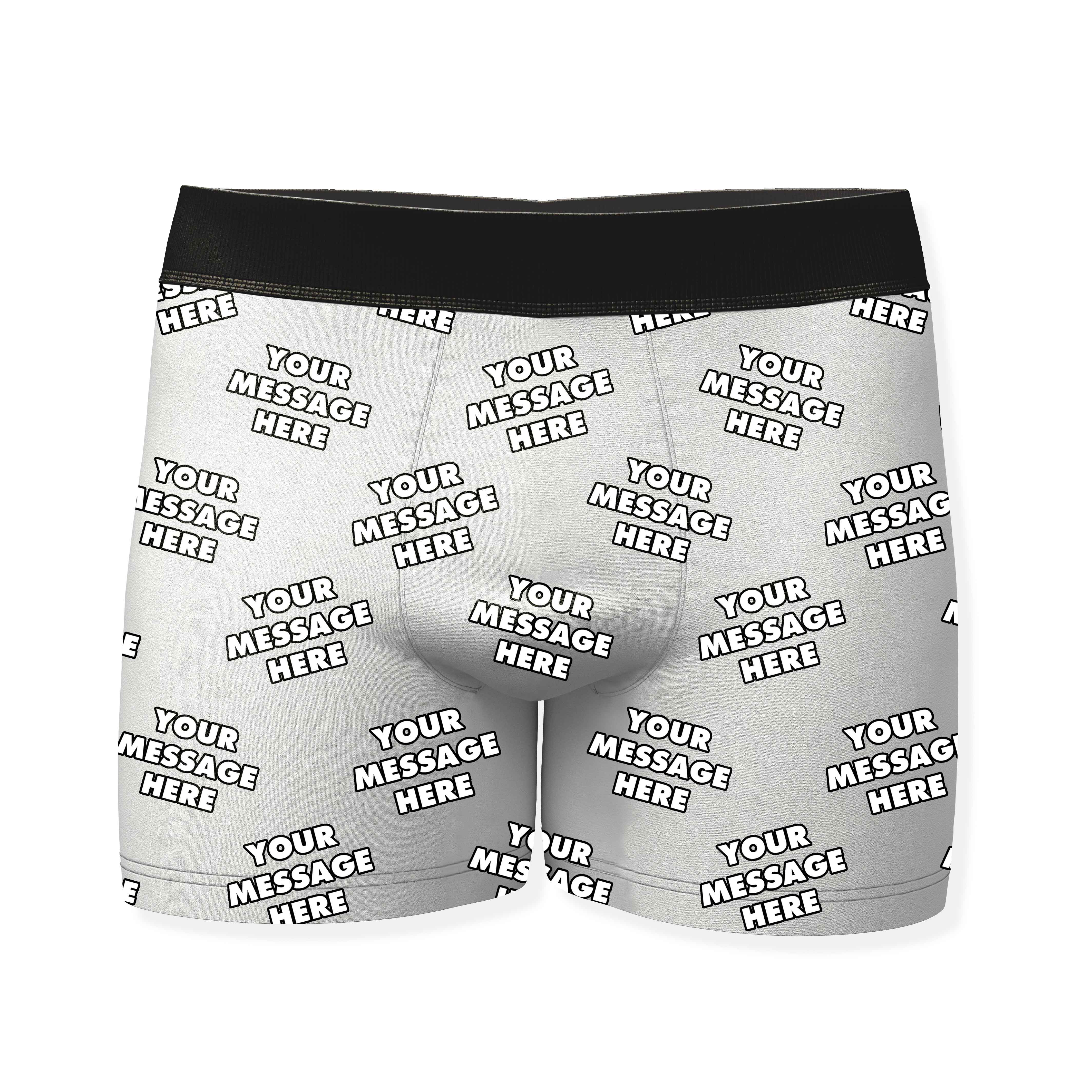 Personalized Boxers With Your Message