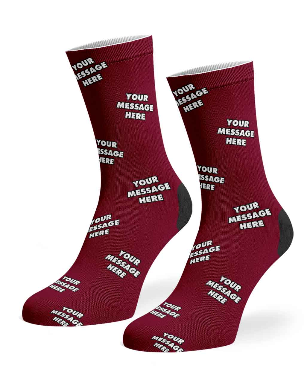 Custom Socks With Your Message