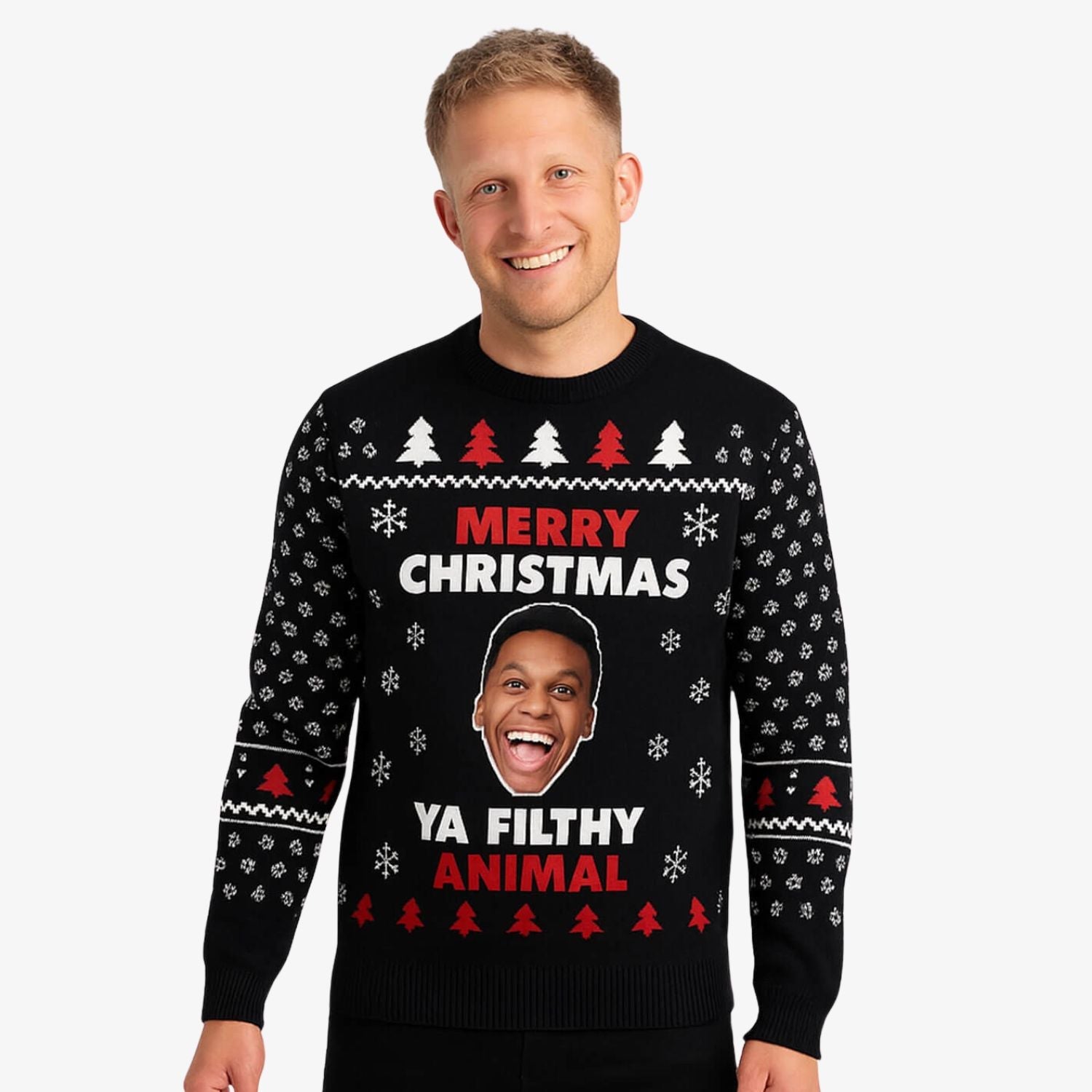 Merry Christmas Ya Filthy Animal Personalized Christmas Jumper
