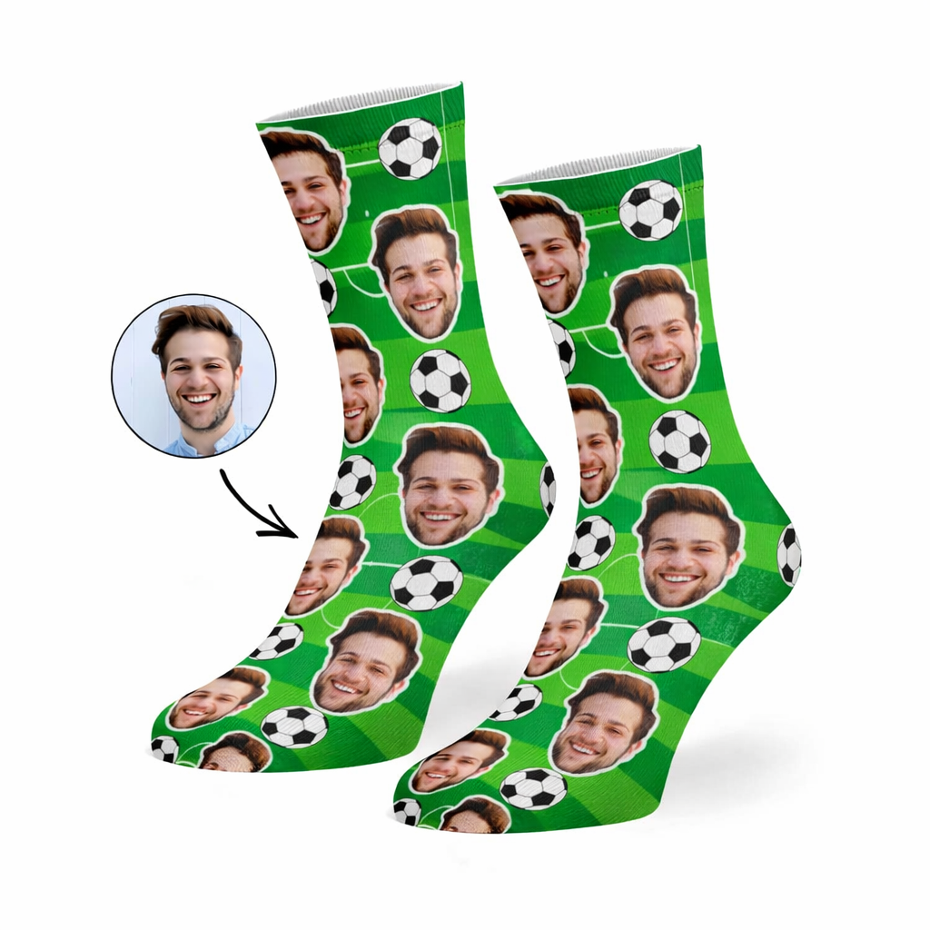 Soccer Face Custom Socks
