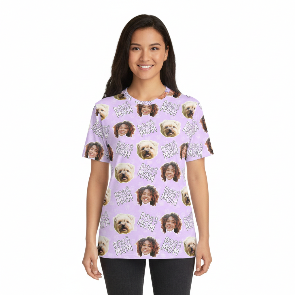 Dog Mom Custom T-Shirt