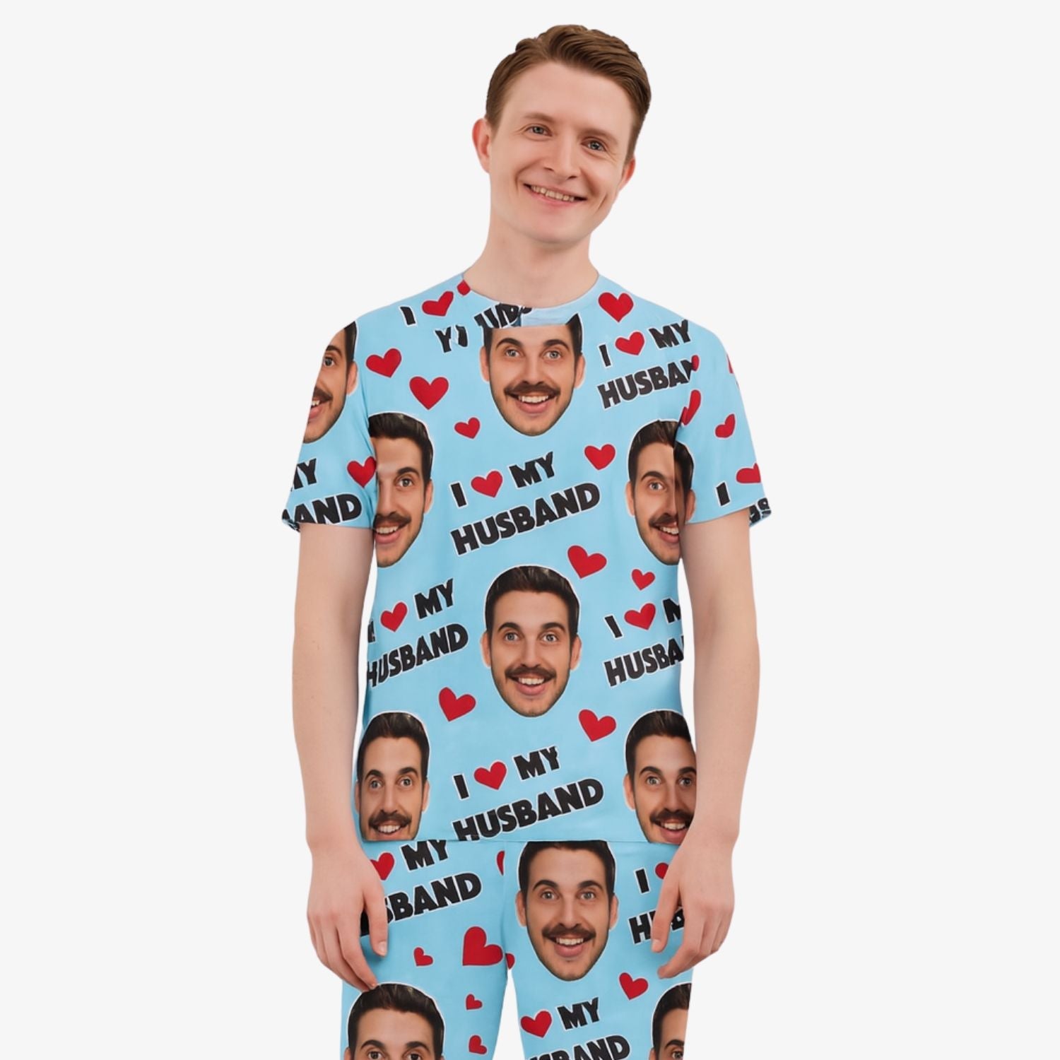 Men's I Love My Husband Pajamas