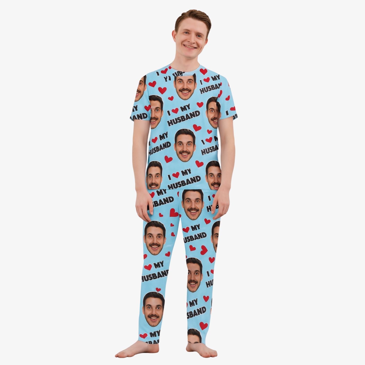 Men's I Love My Husband Pajamas - Pants Set