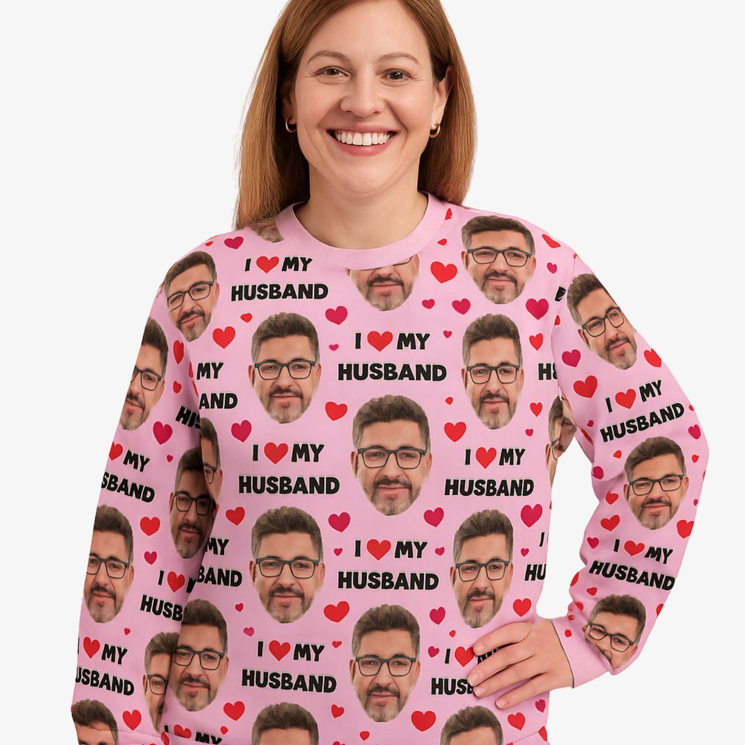I Love My Husband Custom Sweatshirt