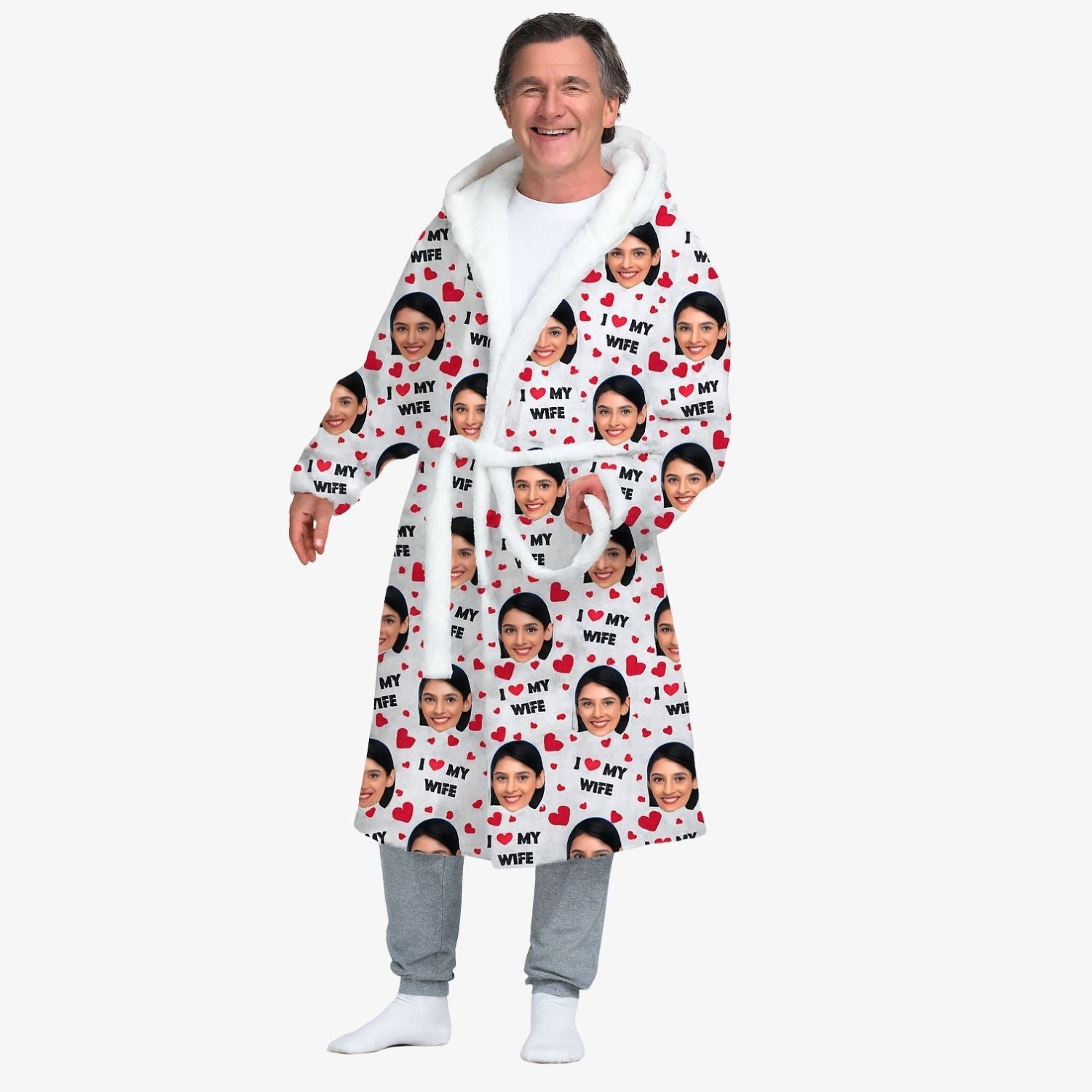 funny custom robe for him