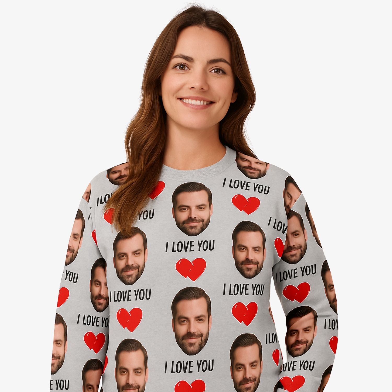 I Love You Custom Sweatshirt
