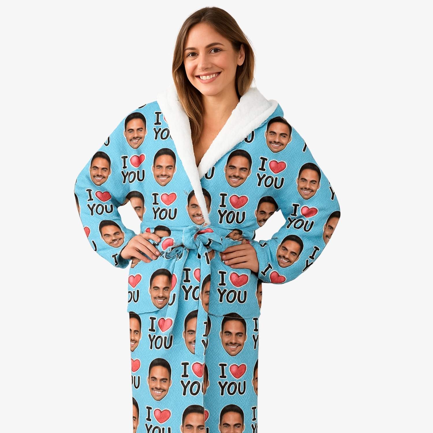 I Heart You Custom Robe