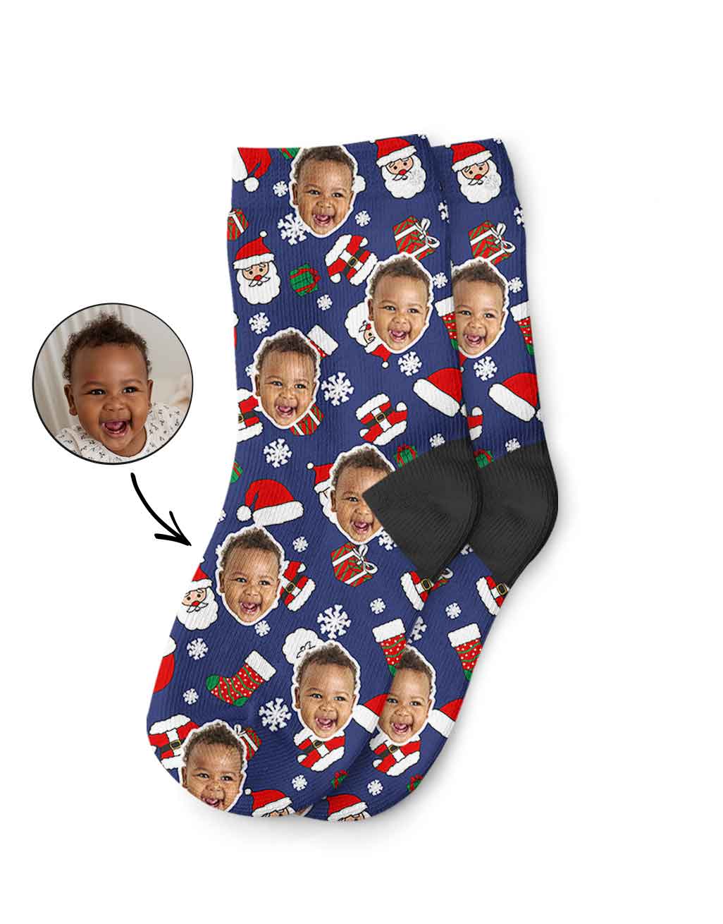 Santa Me Kids Socks