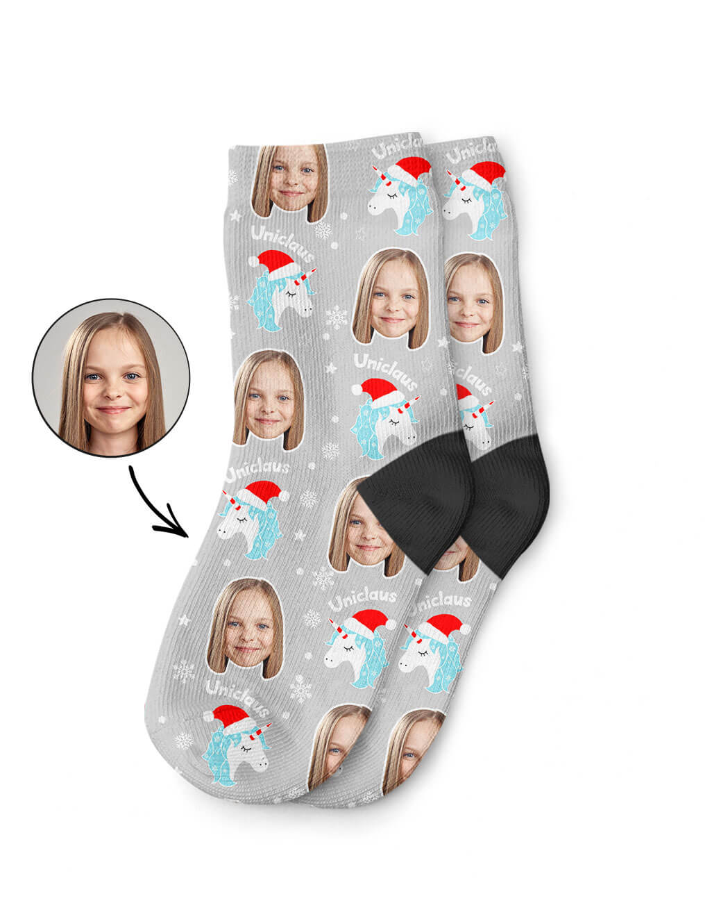 Custom Uniclaus Kids Socks