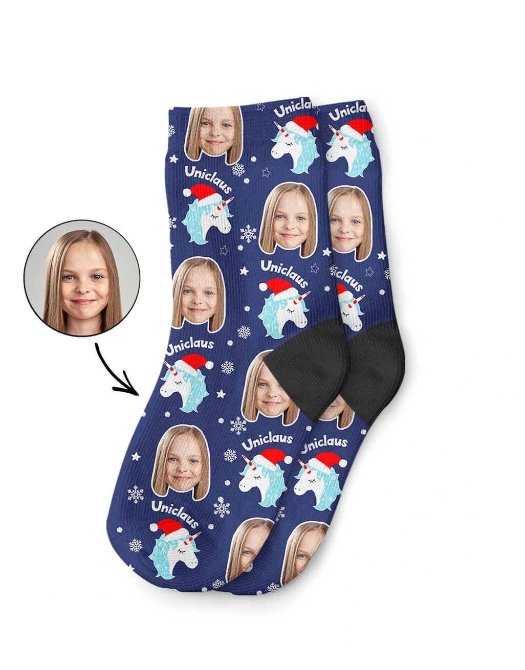 Uniclaus Kids Face Socks