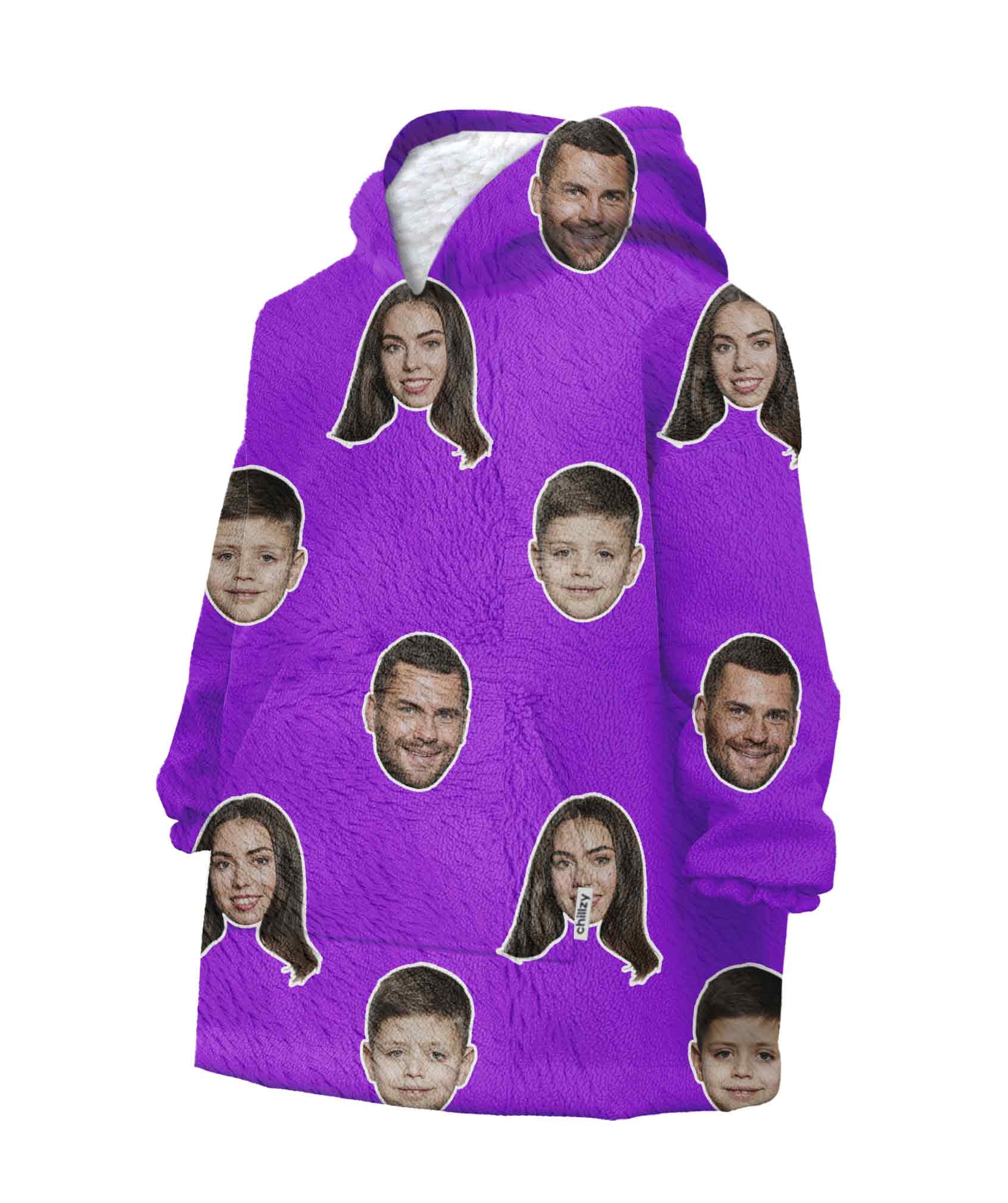 Family Kids Hoodie Blanket