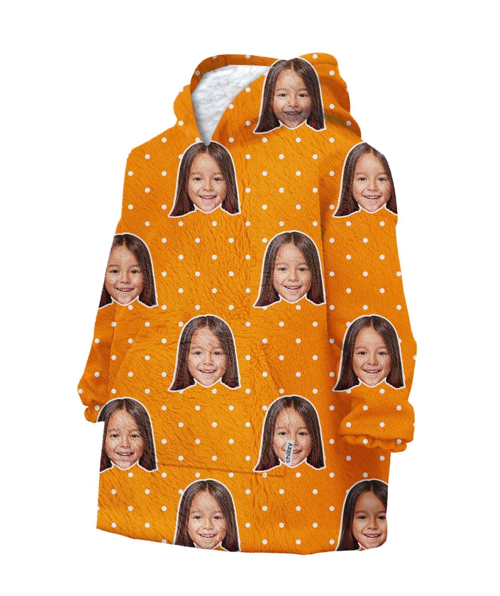 Spotty Kids Kids Hoodie Blanket