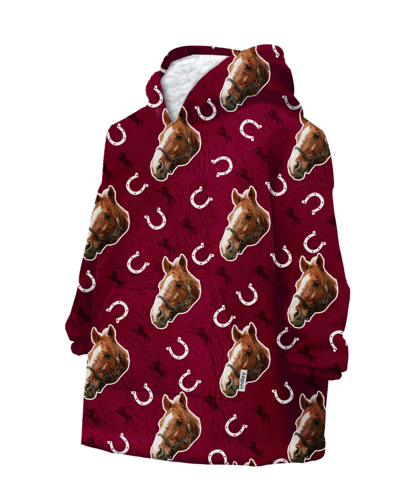 Your Horse Chillzy Kids Hoodie Blanket