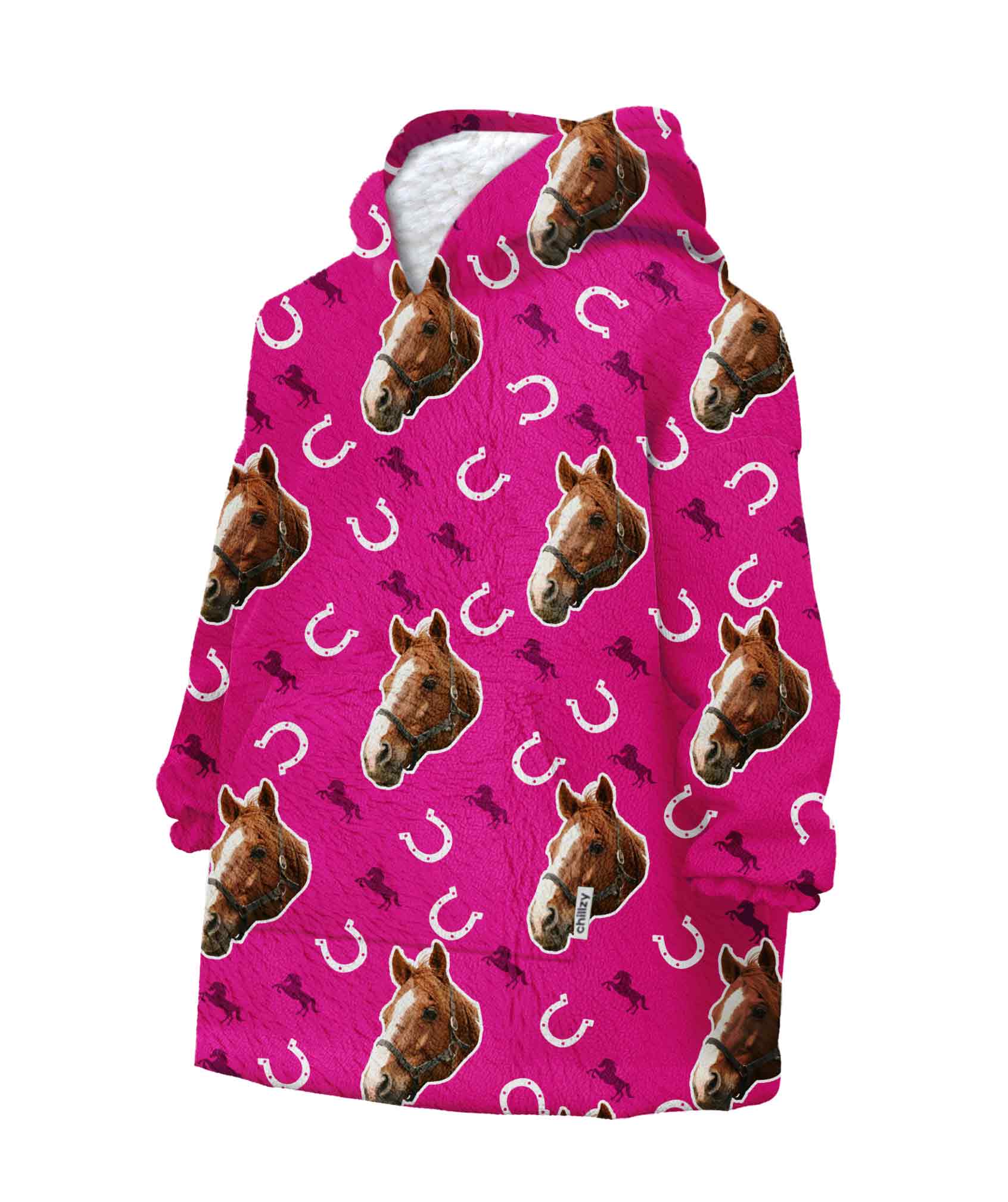 Your Horse Chillzy Kids Hoodie Blanket