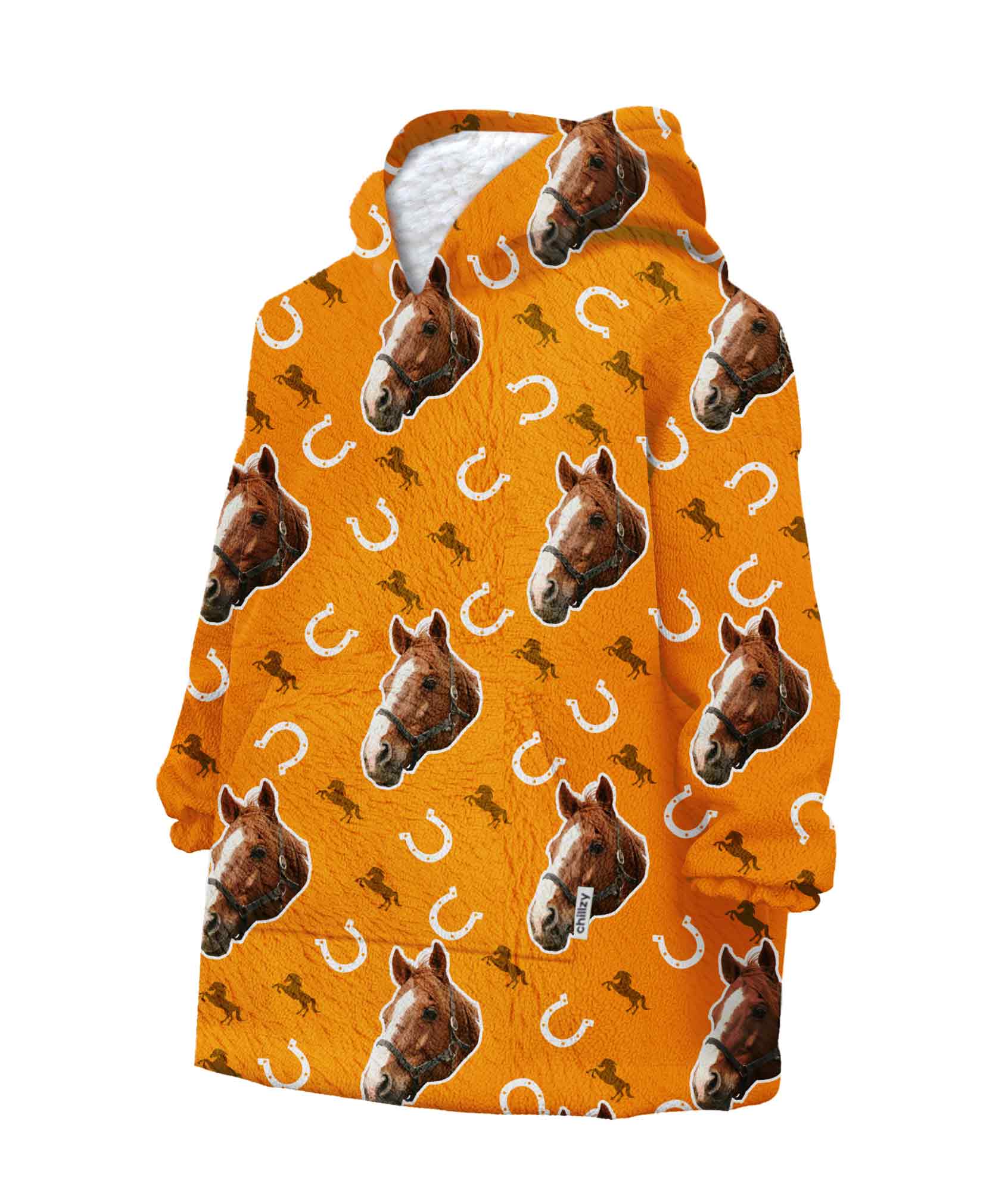 Your Horse Chillzy Kids Hoodie Blanket