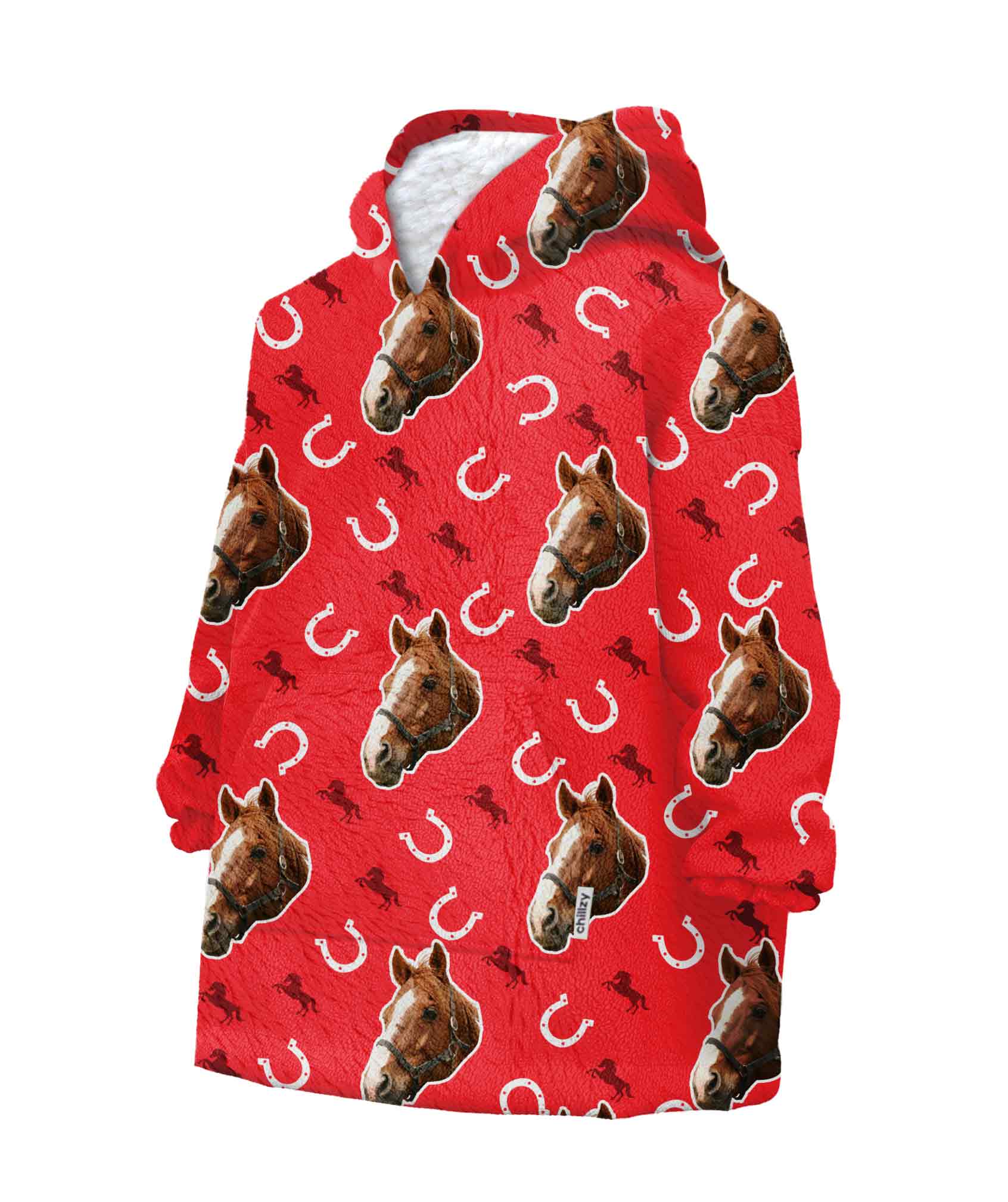 Your Horse Chillzy Kids Hoodie Blanket
