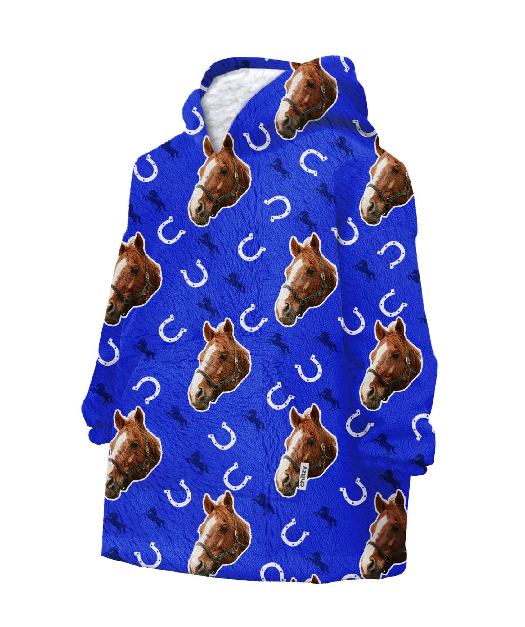 Your Horse Chillzy Kids Hoodie Blanket