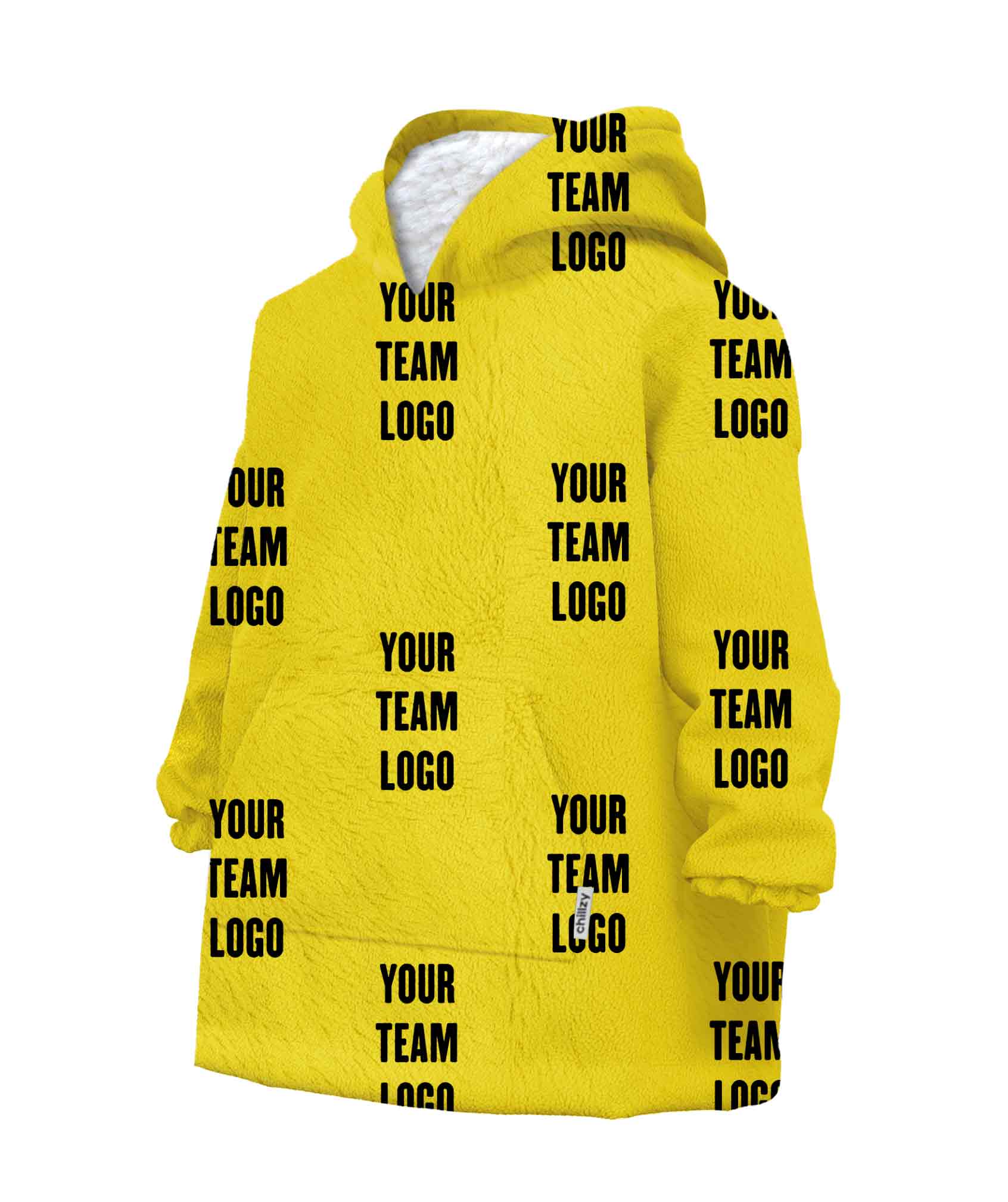 Your Team Logo Chillzy Kids Hoodie Blanket