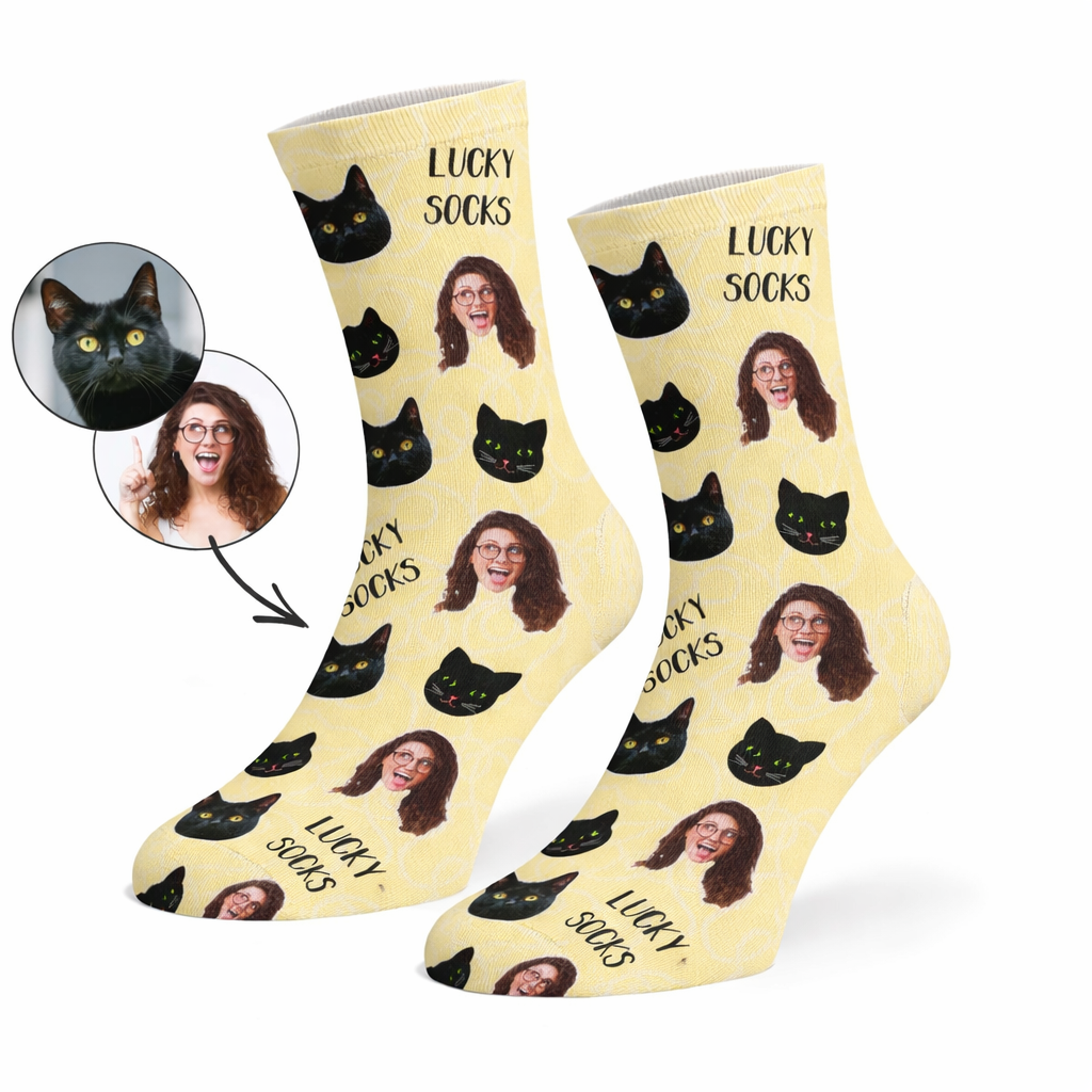 Lucky Cat Custom Socks