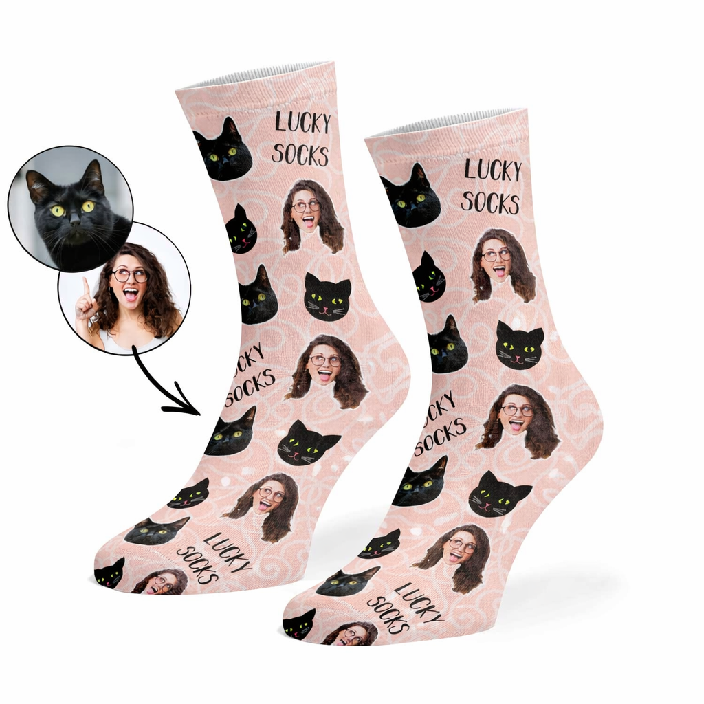 Lucky Cat Custom Socks