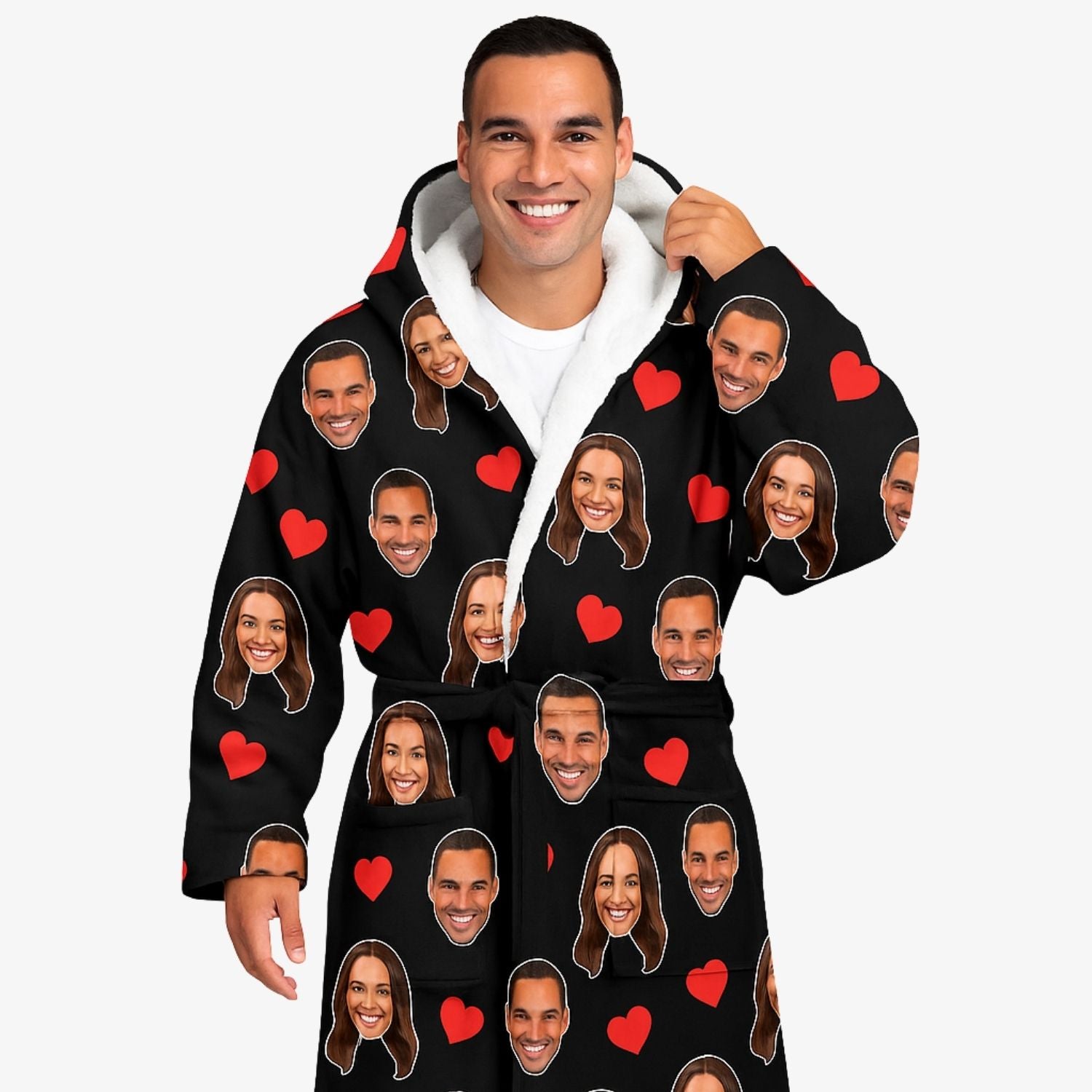 Red Hearts Custom Robe