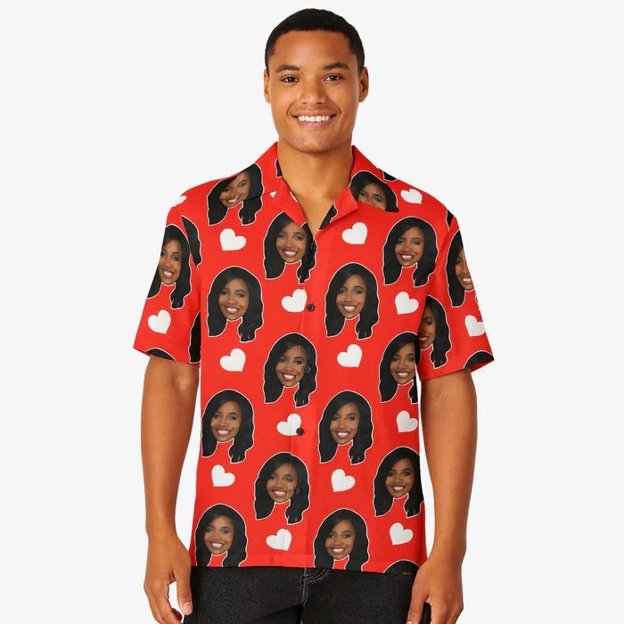Love Hearts Custom Face Shirt