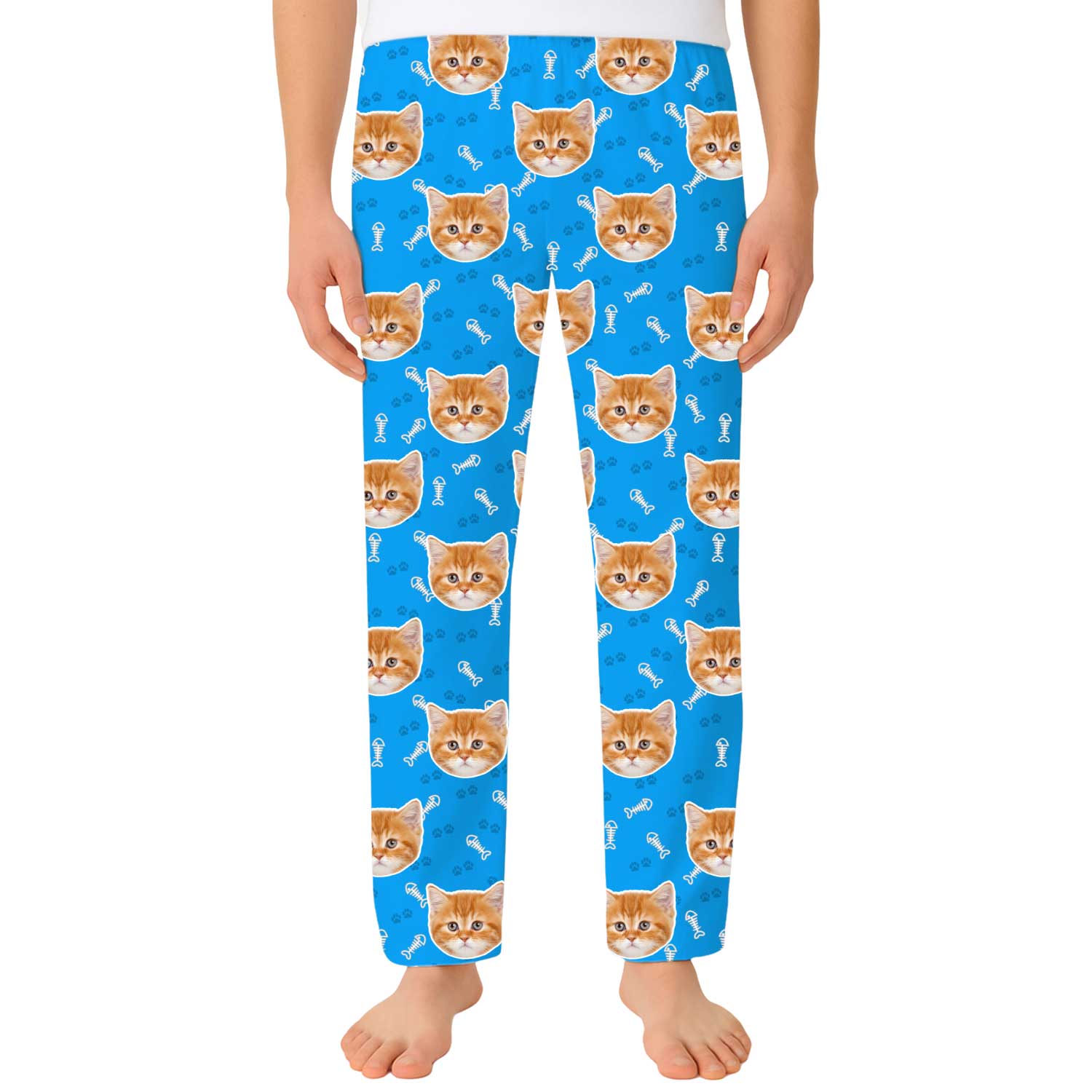 Your Cat Men's Custom PJ Pants