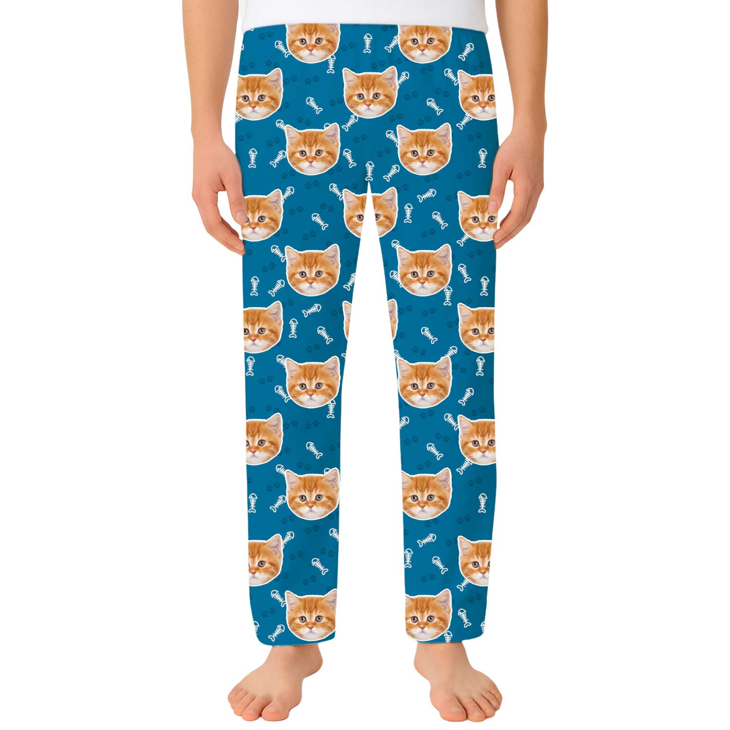 Your Cat Men's Custom PJ Pants