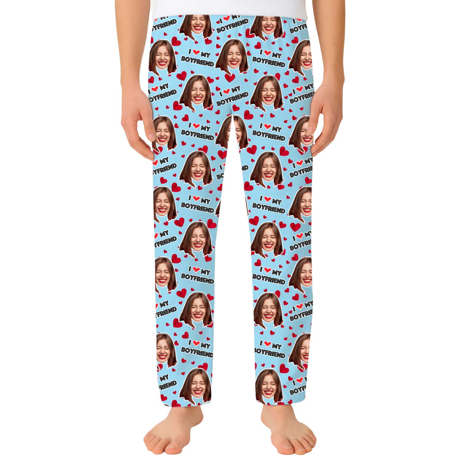 Men's I Love My Girlfriend PJ Pants