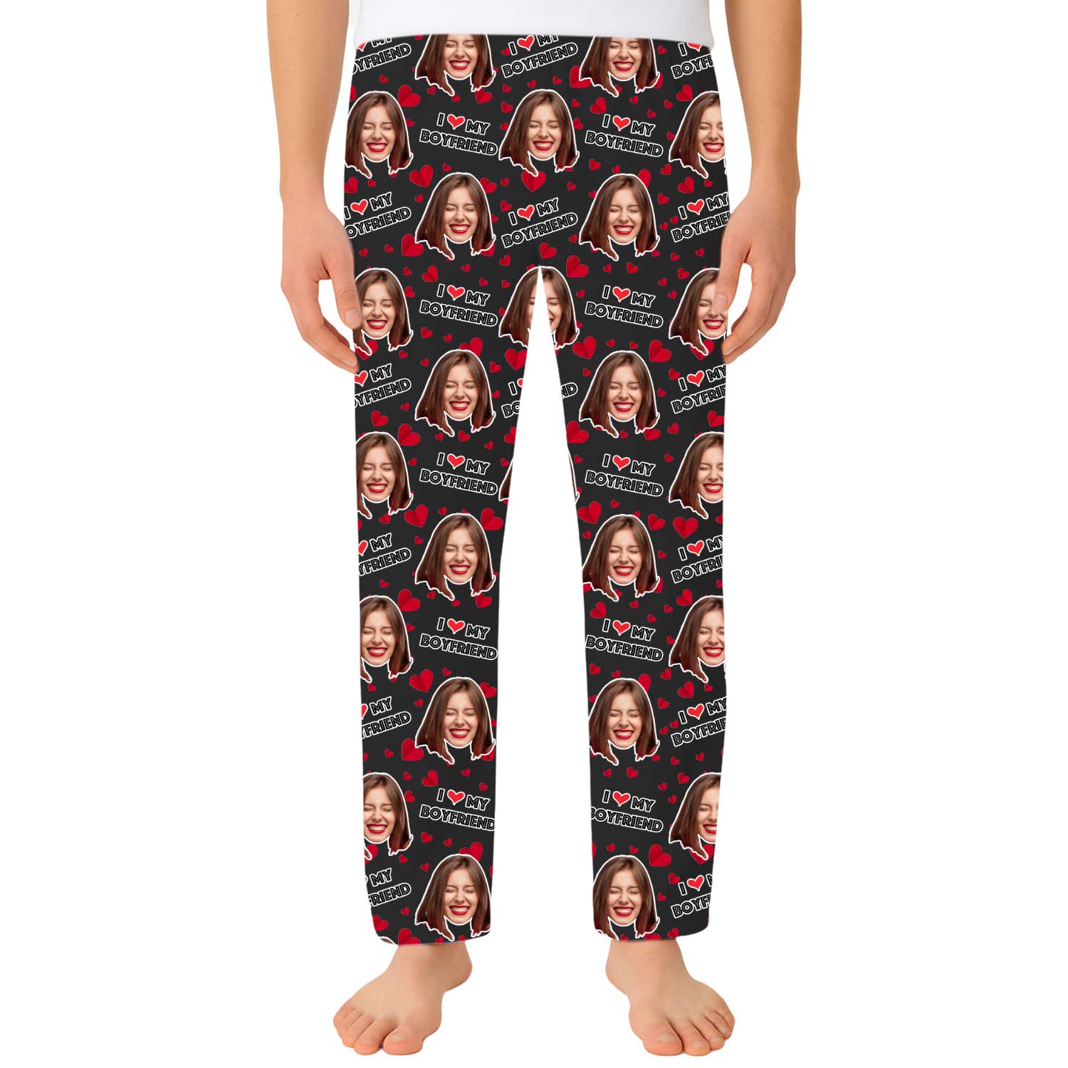 Men's I Love My Girlfriend PJ Pants
