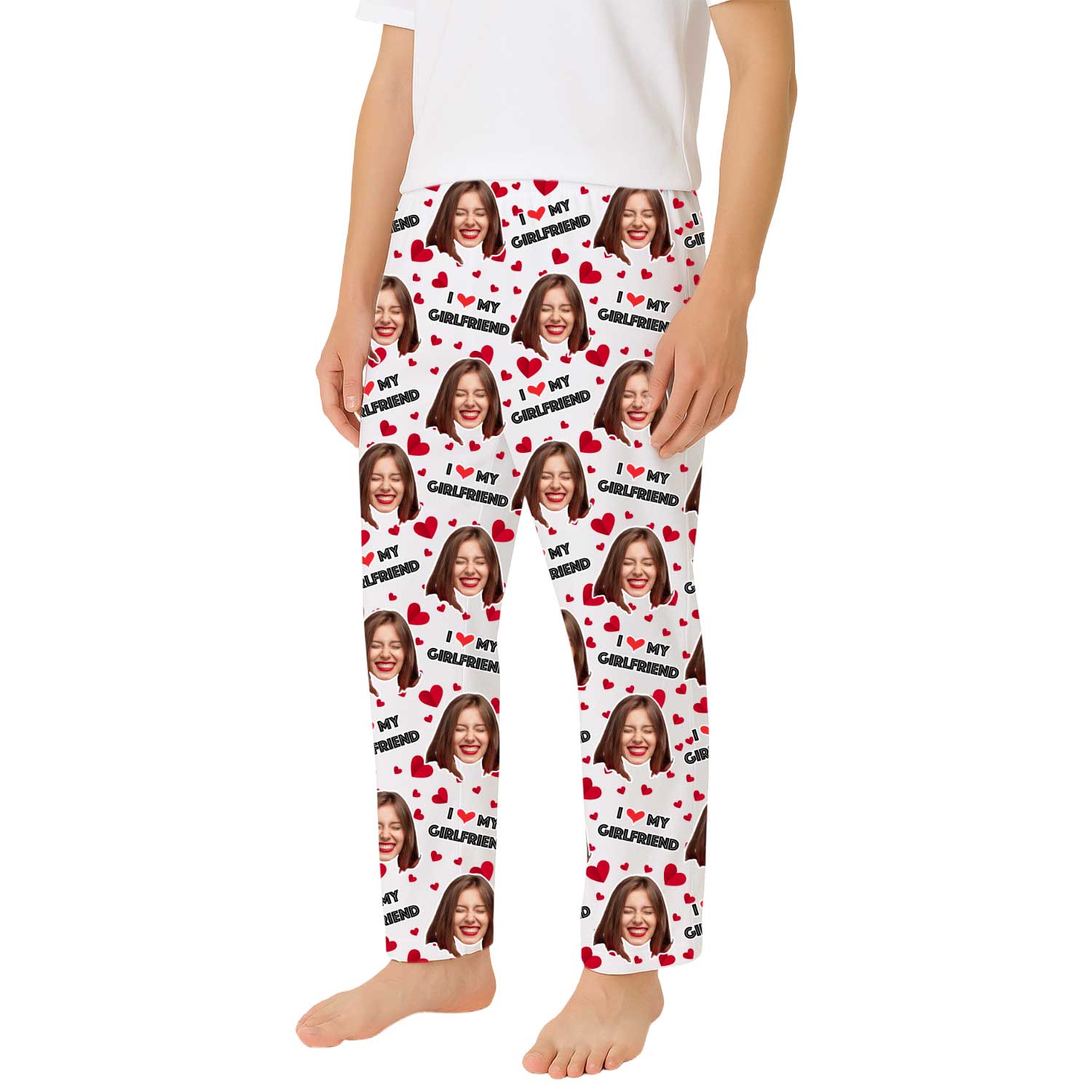 Men's I Love My Girlfriend PJ Pants