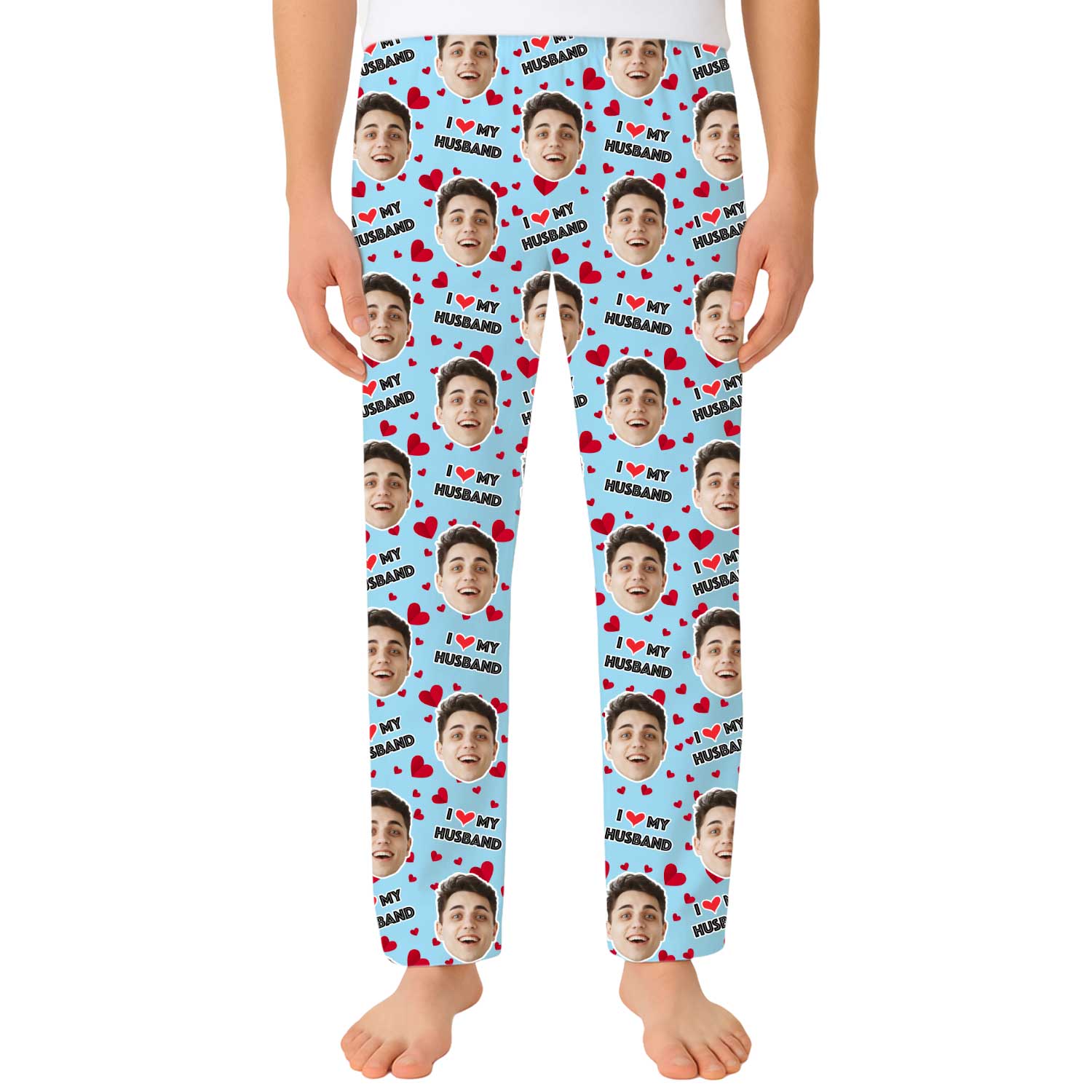 Men's I Love My Husband PJ Pants