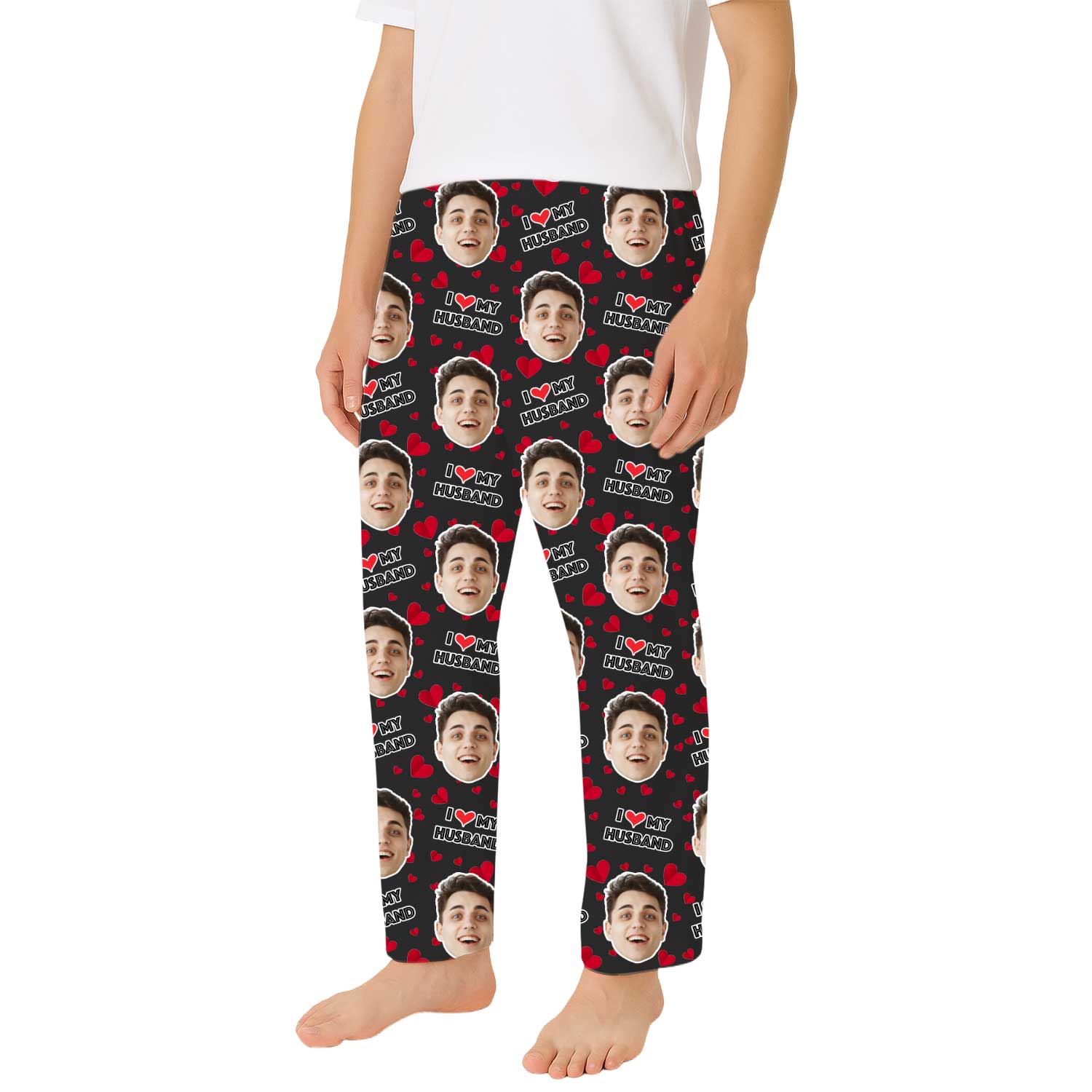 Men's I Love My Husband PJ Pants
