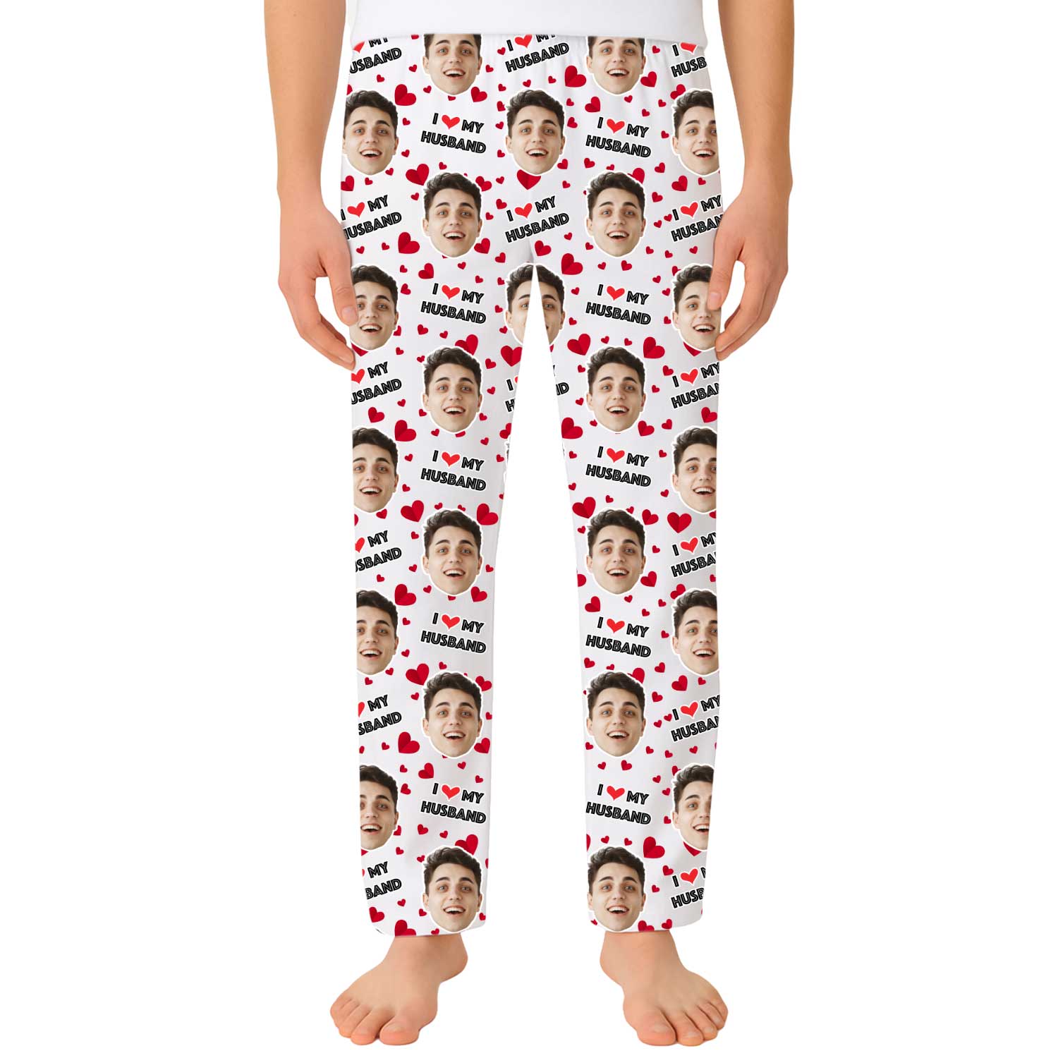 Men's I Love My Husband PJ Pants