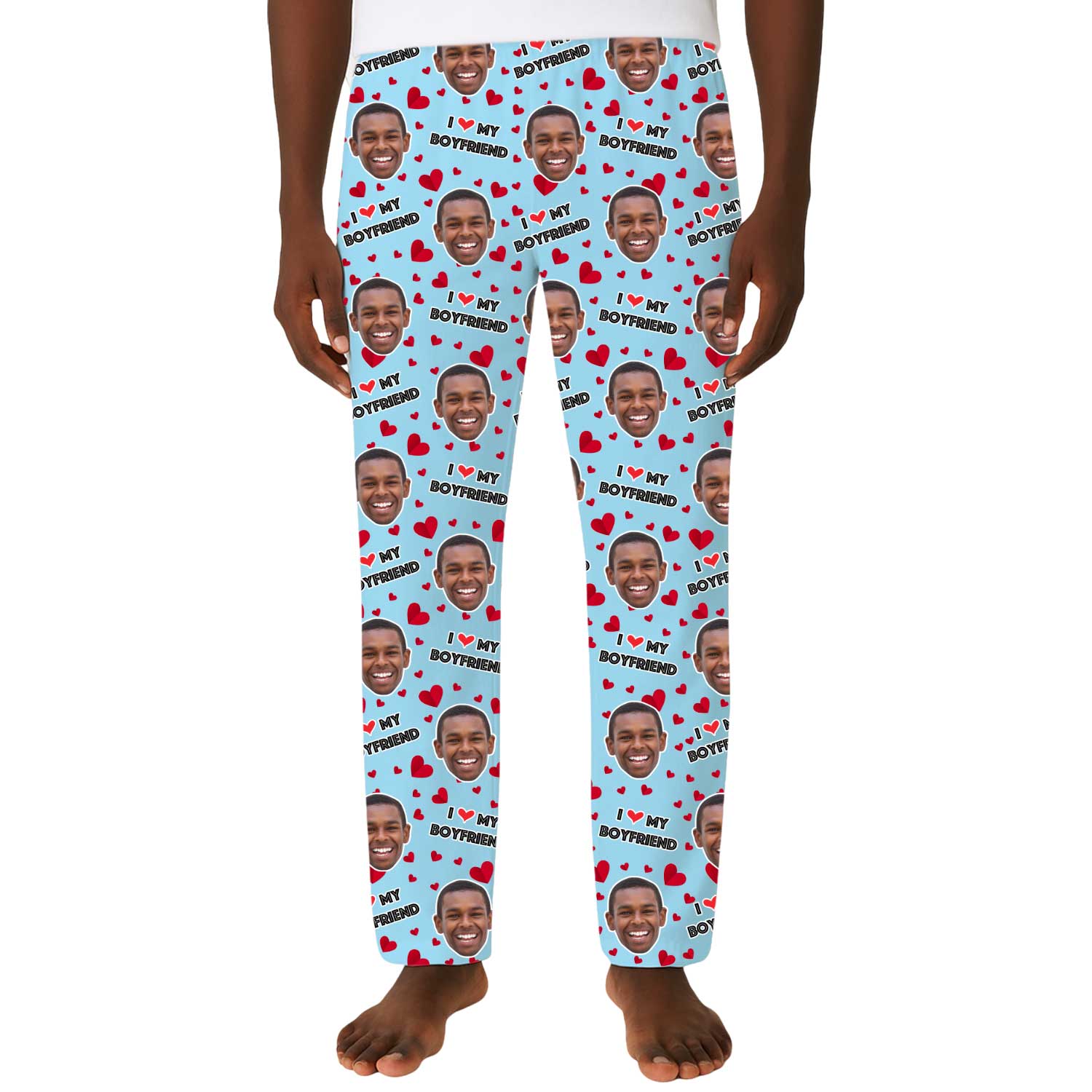 Men's I Love My Boyfriend PJ Pants