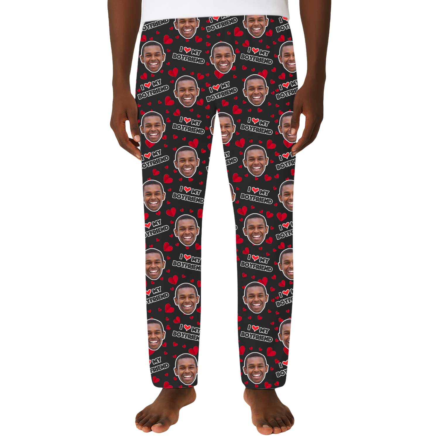 Men's I Love My Boyfriend PJ Pants
