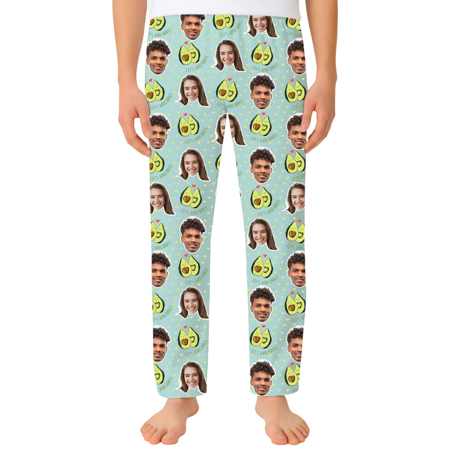 Let's Avocuddle Custom Men's PJ Pants