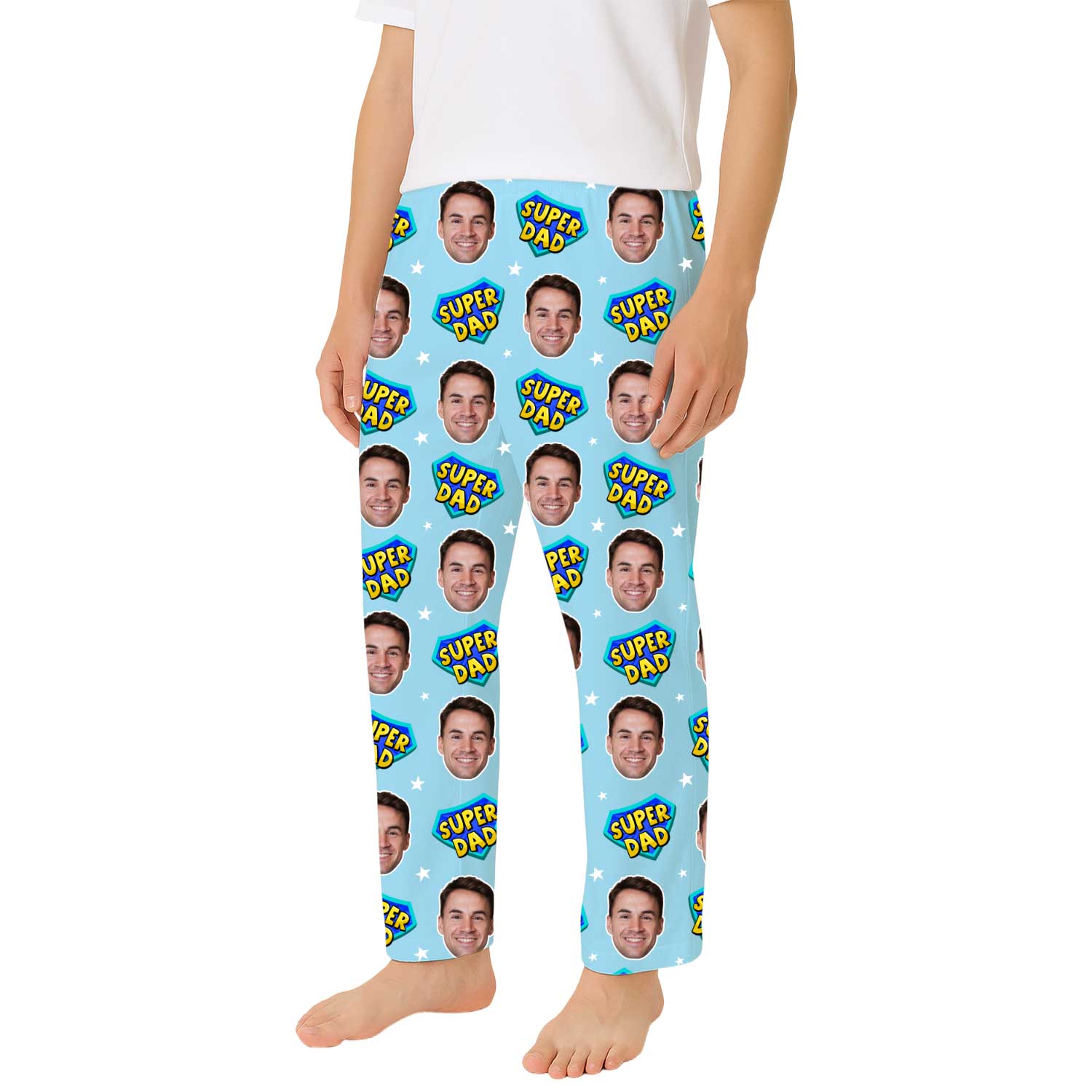 Men's Super Dad Custom PJ Pants