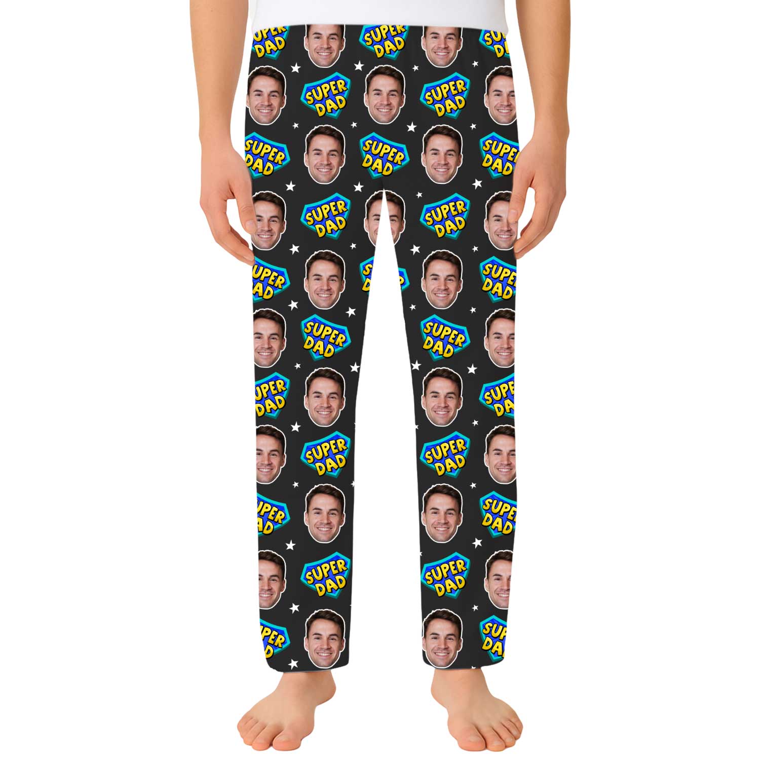 Men's Super Dad Custom PJ Pants