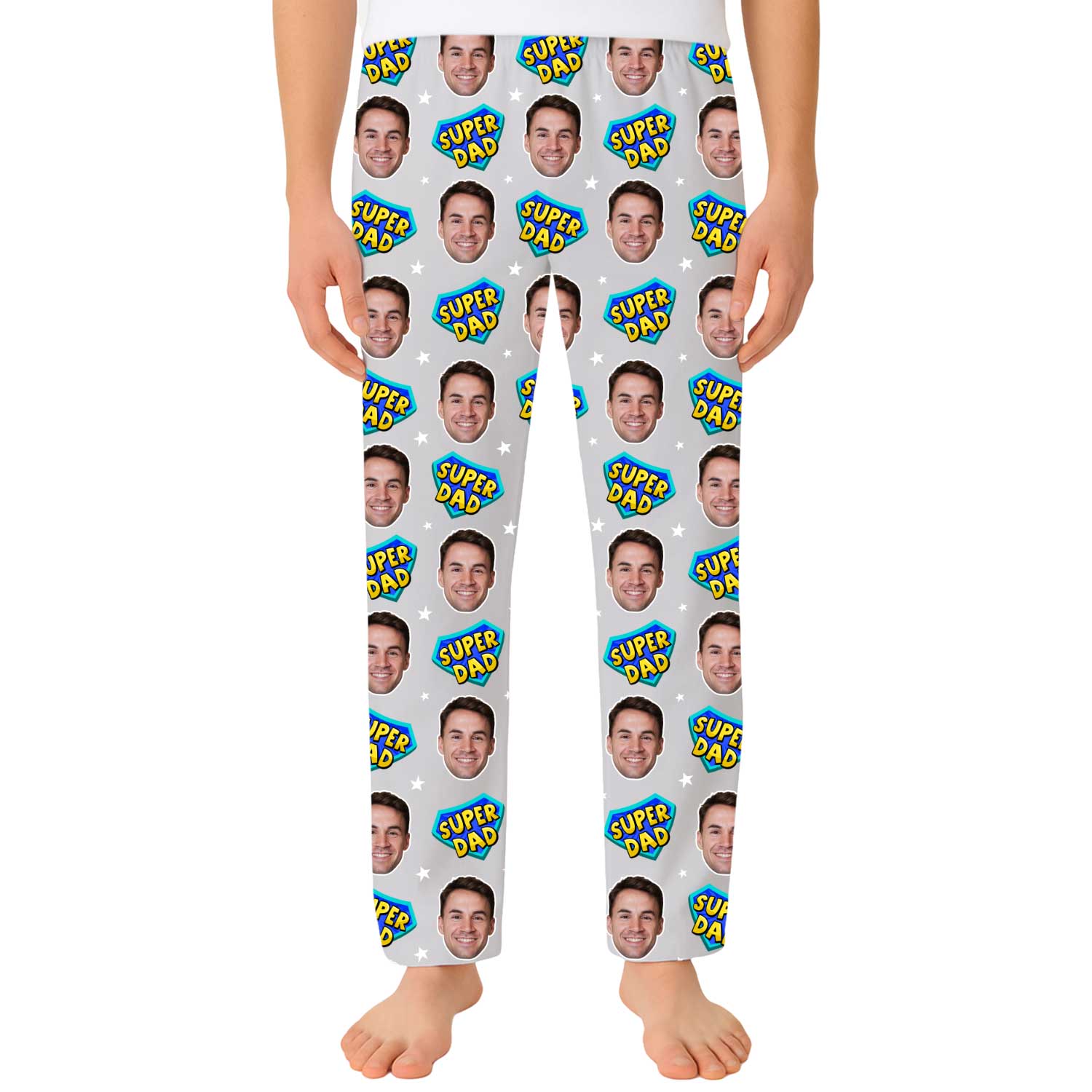 Men's Super Dad Custom PJ Pants