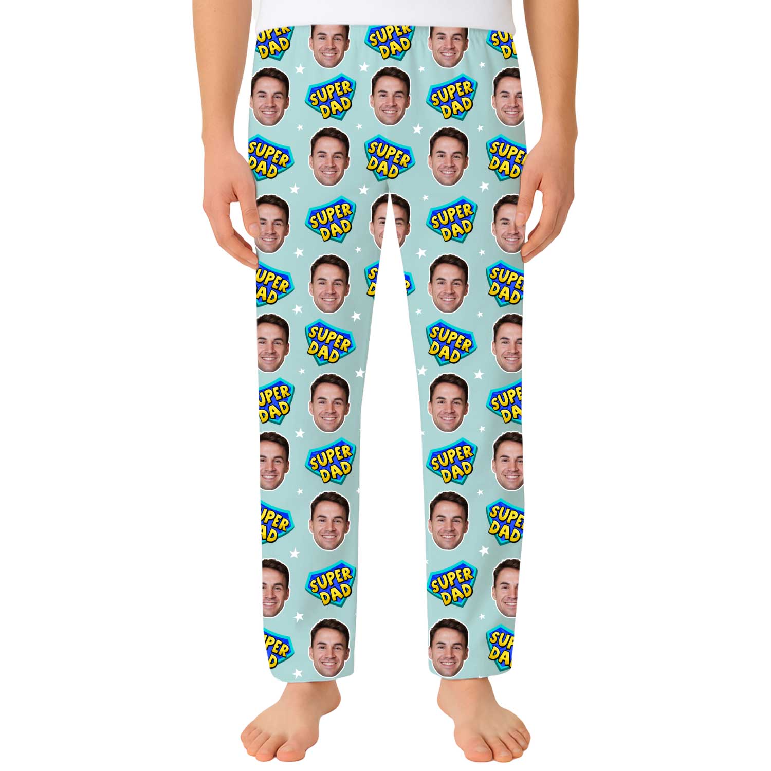 Men's Super Dad Custom PJ Pants