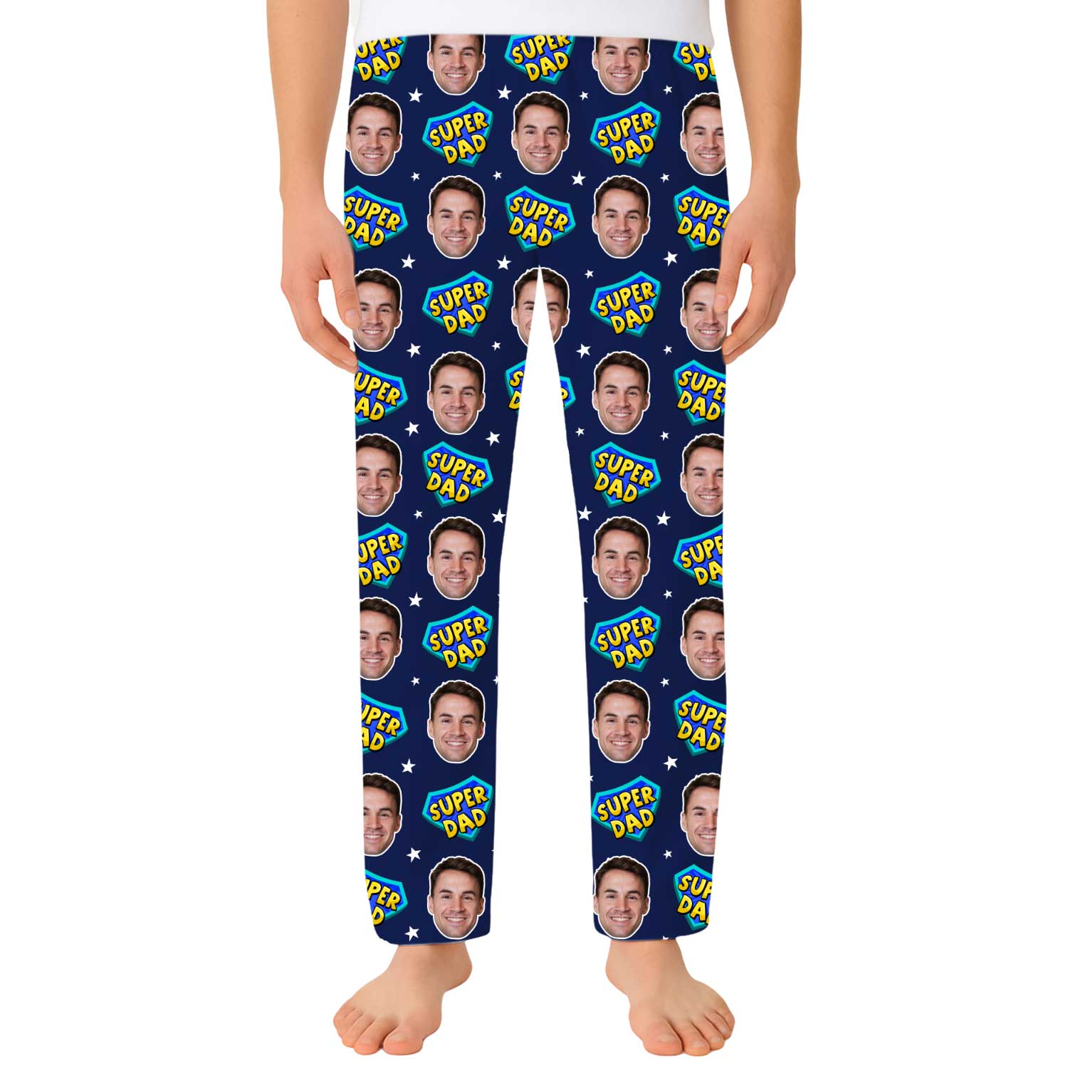 Men's Super Dad Custom PJ Pants