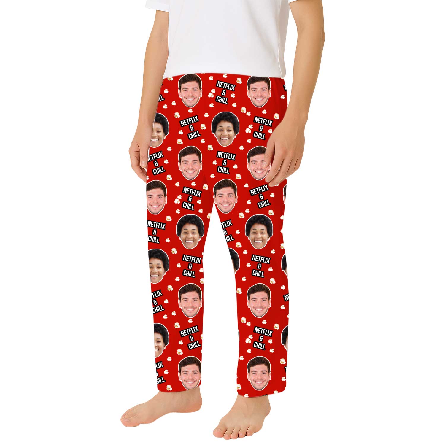 Men's Netflix & Chill Custom PJ Pants