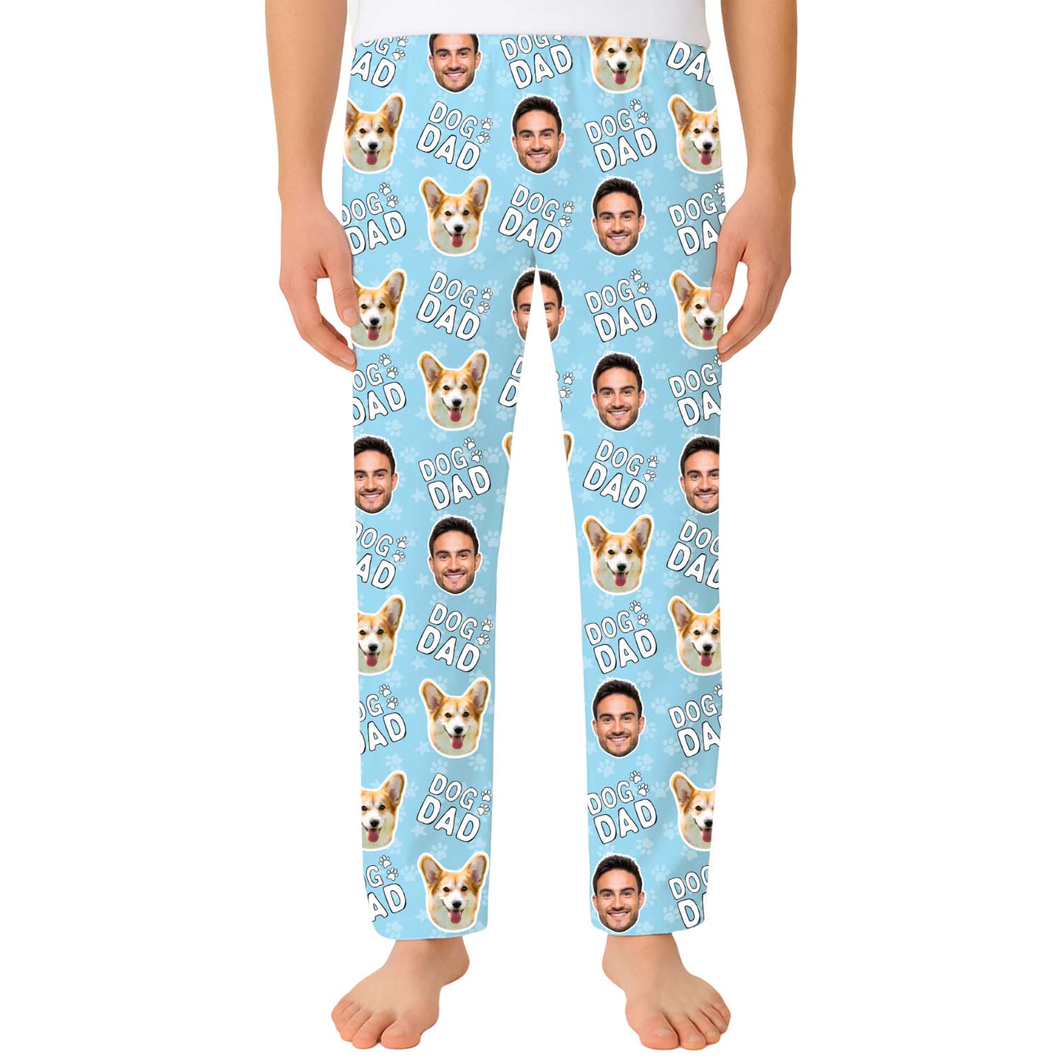 Men's Dog Dad Custom PJ Pants