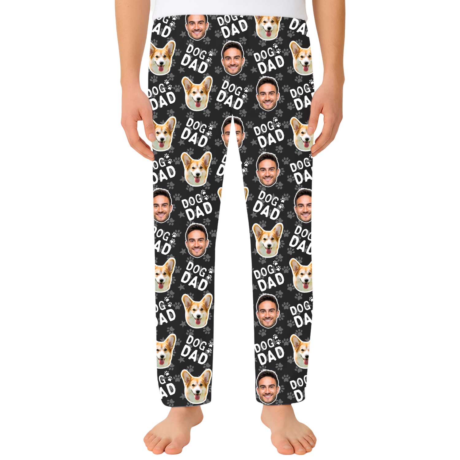 Men's Dog Dad Custom PJ Pants
