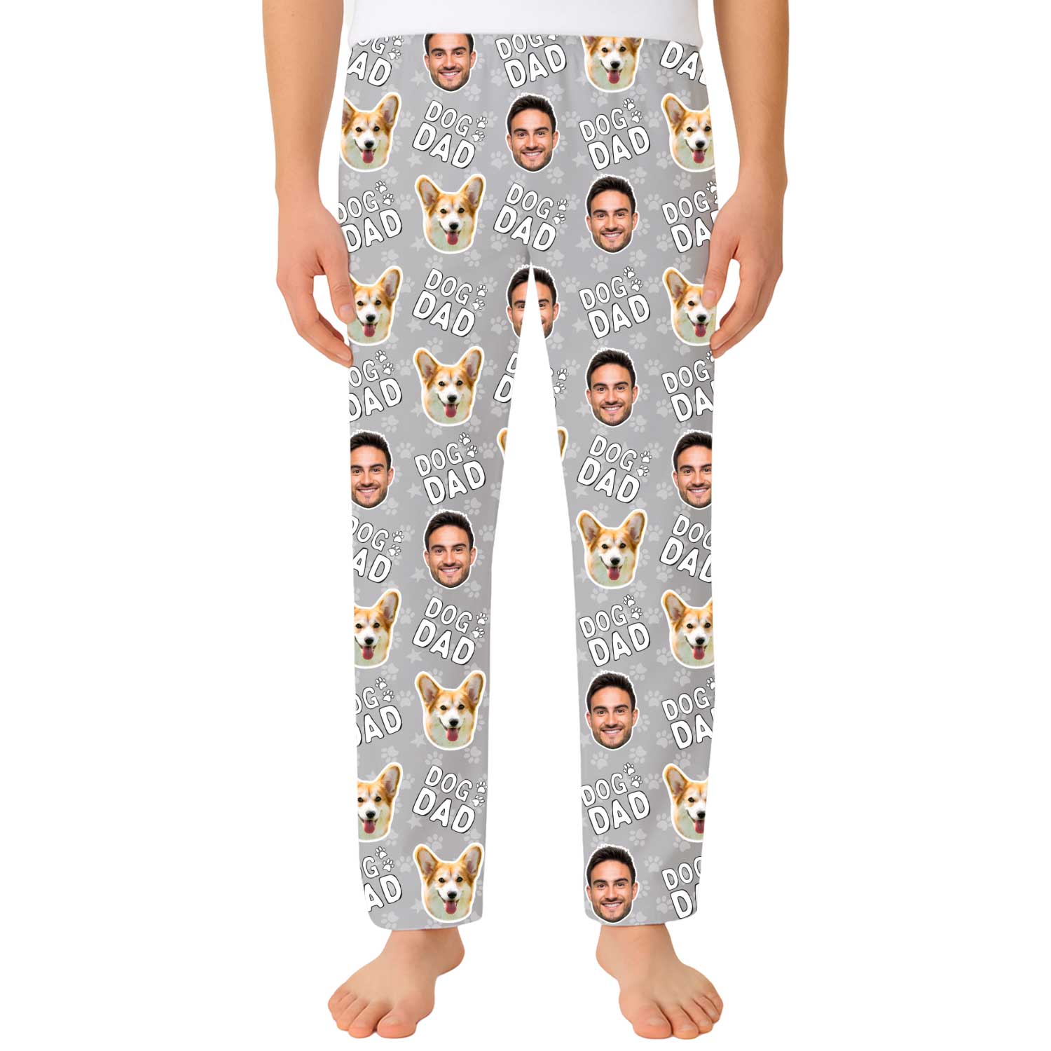 Men's Dog Dad Custom PJ Pants