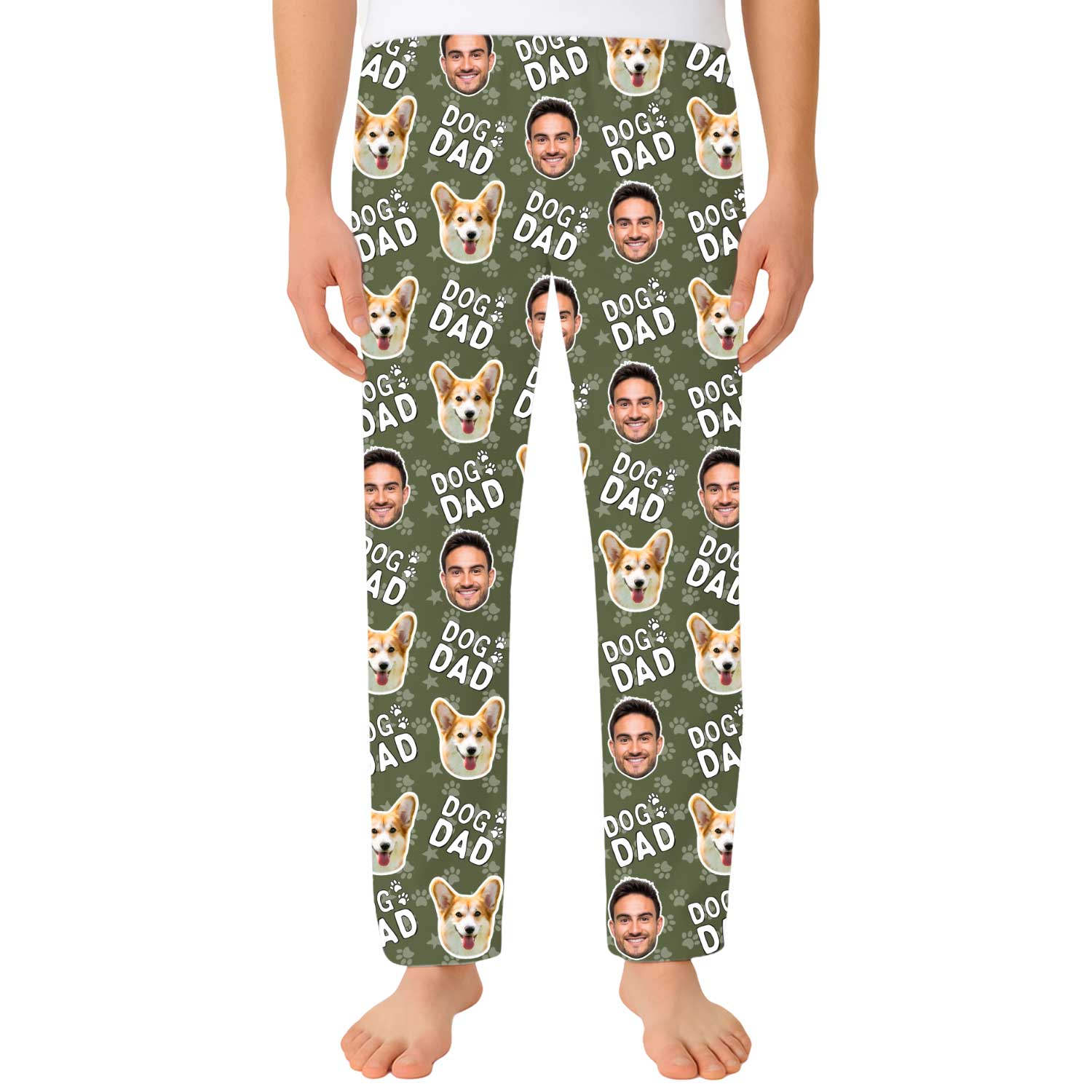 Men's Dog Dad Custom PJ Pants