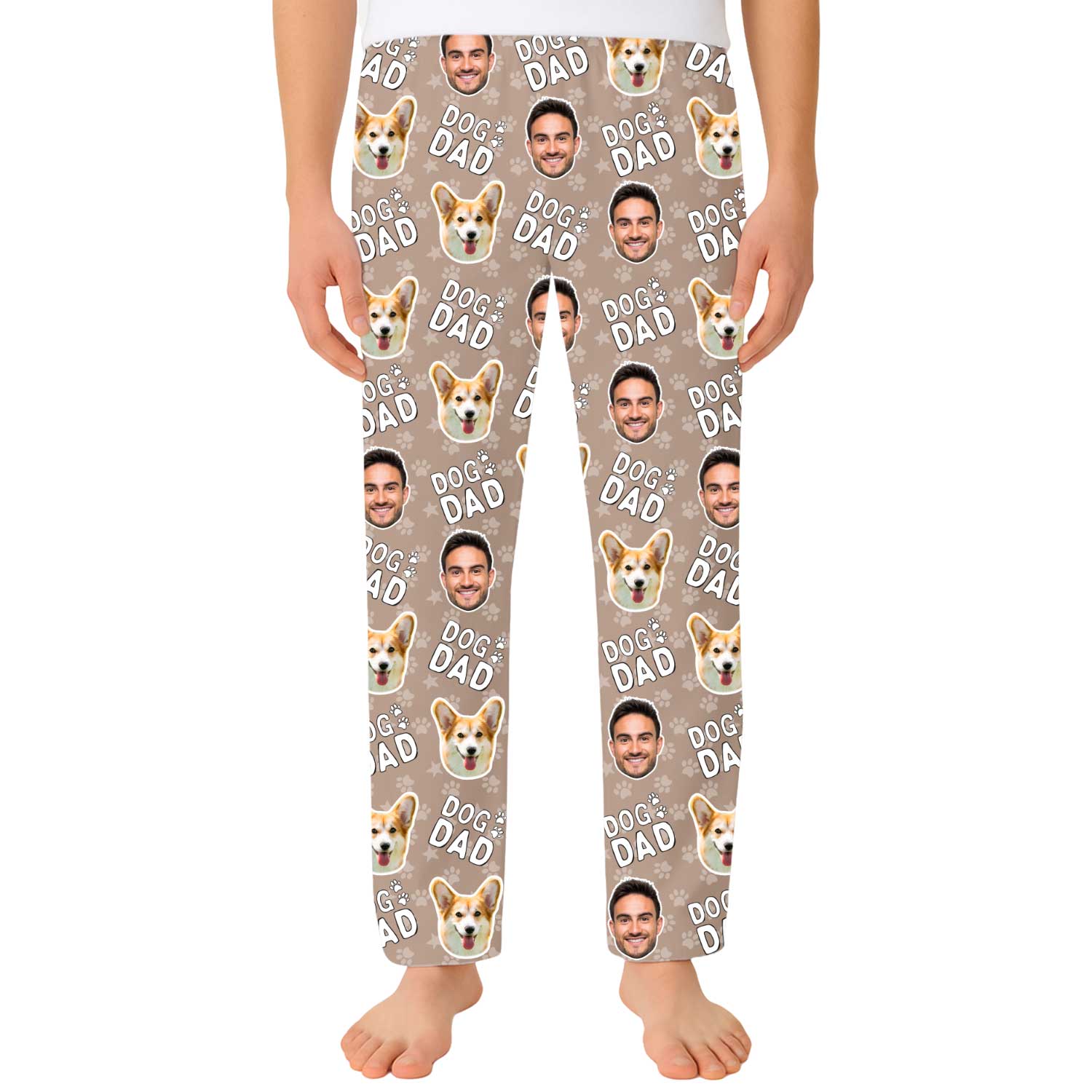 Men's Dog Dad Custom PJ Pants