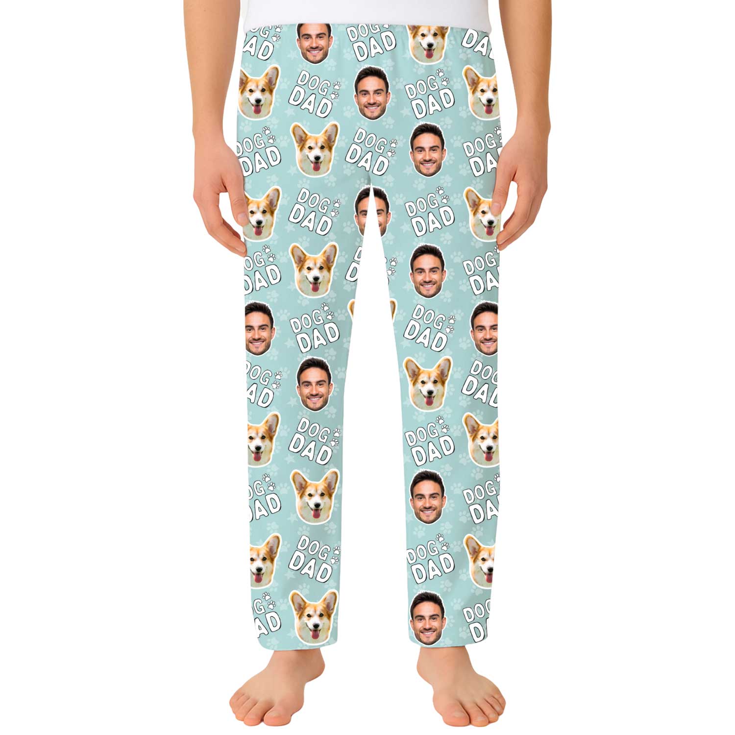 Men's Dog Dad Custom PJ Pants