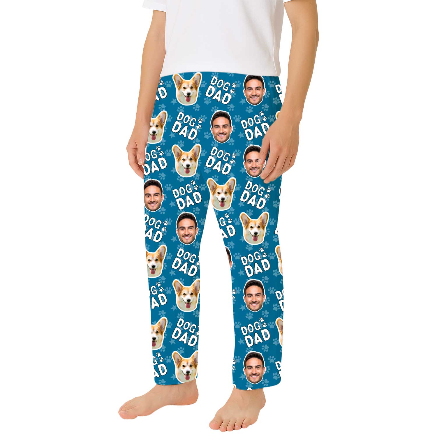 Men's Dog Dad Custom PJ Pants
